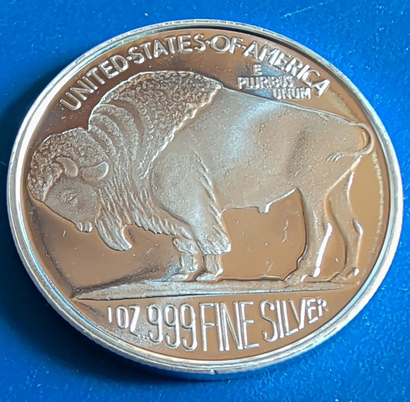 U.S. Mint 2015 American Buffalo round 1 oz .999 Silver Business Uncertified