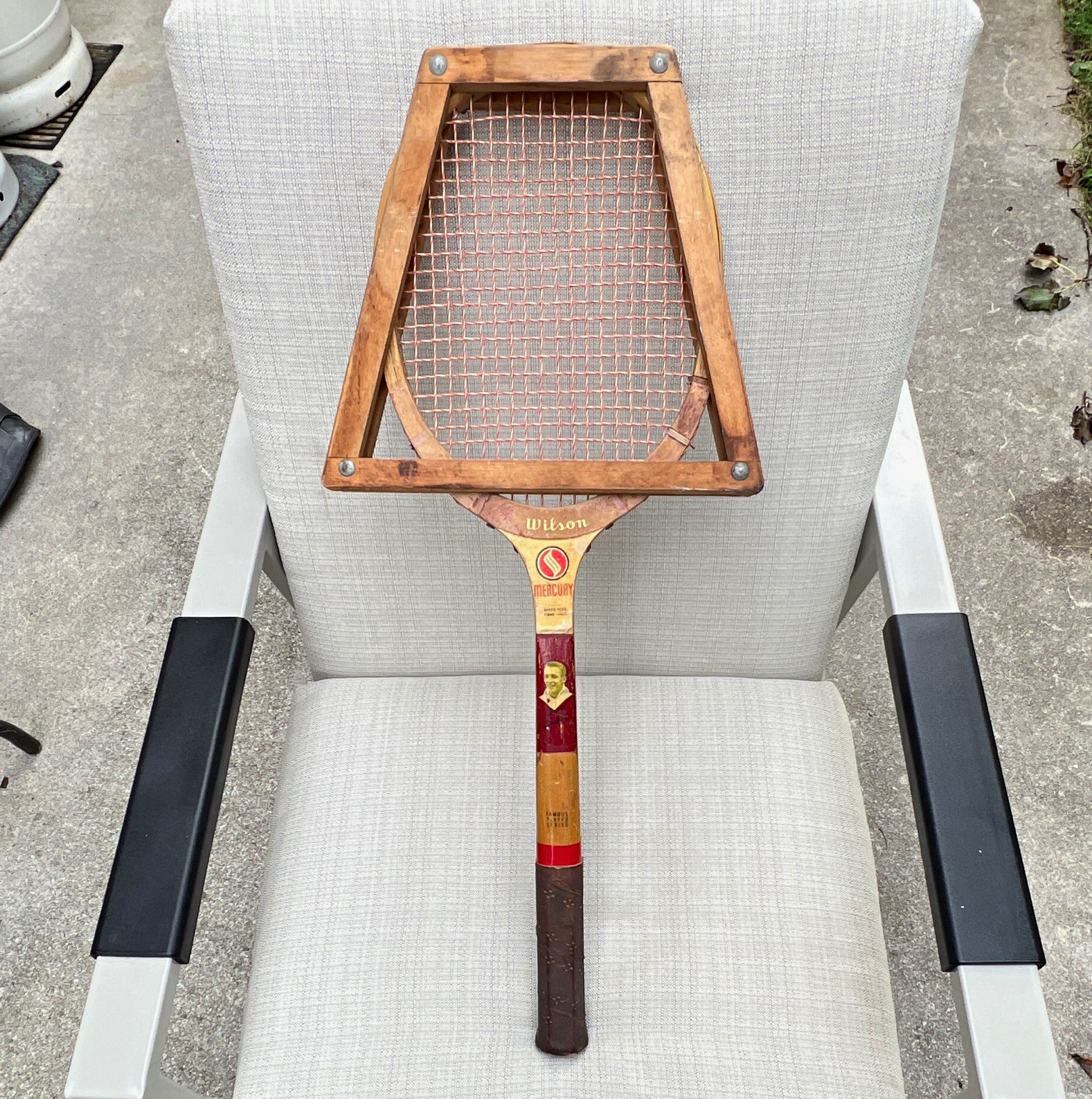 Vintage Wilson Mercury Tony Trabert Famous Players Wooden Tennis Racquet Vintage Wilson Mercury Tony Trabert Famous Players Wooden Tennis Racquet