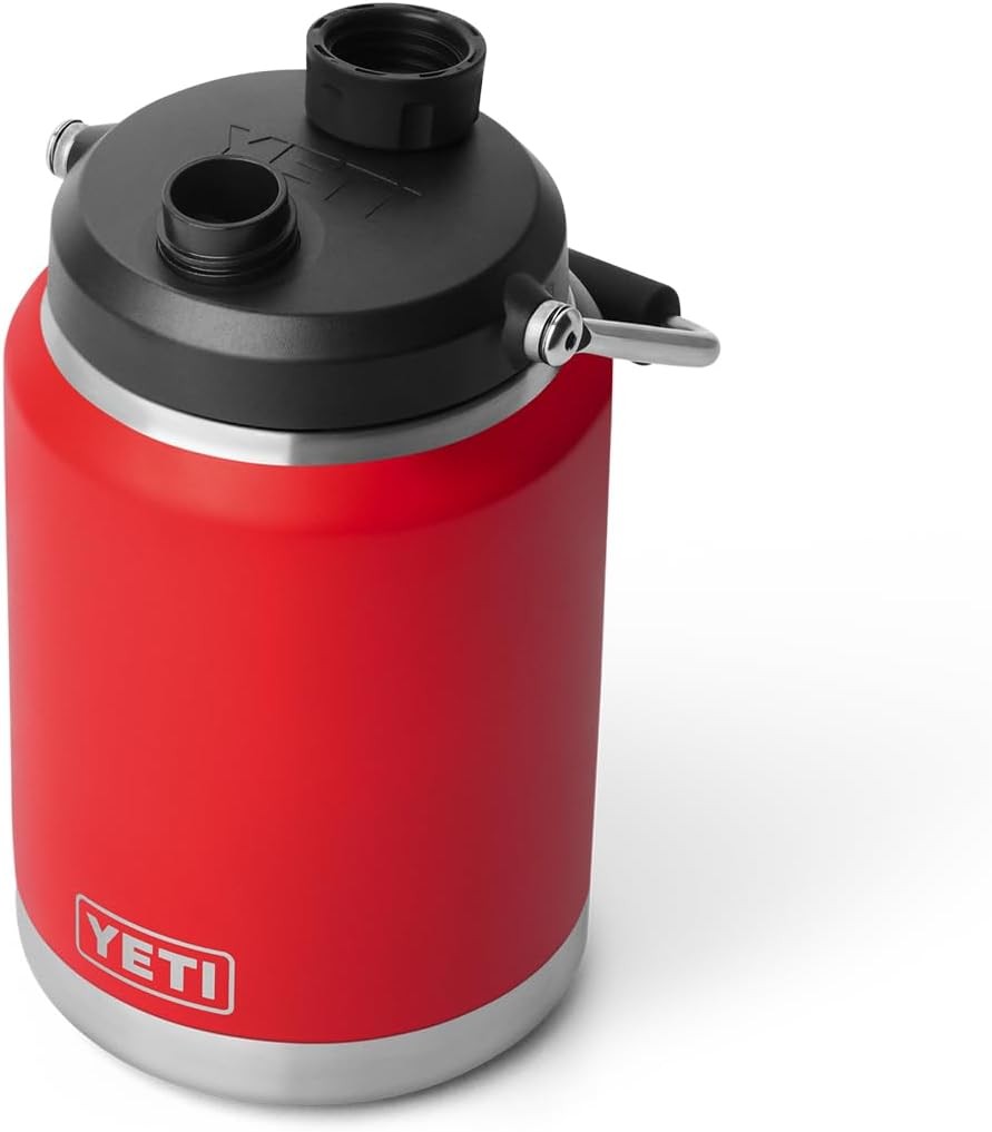 YETI Rambler Half Gallon Jug 2.0, Vacuum Insulated, Leakproof, Rescue Red YETI Rambler Half Gallon Jug 2.0, Vacuum Insulated, Leakproof, Rescue Red