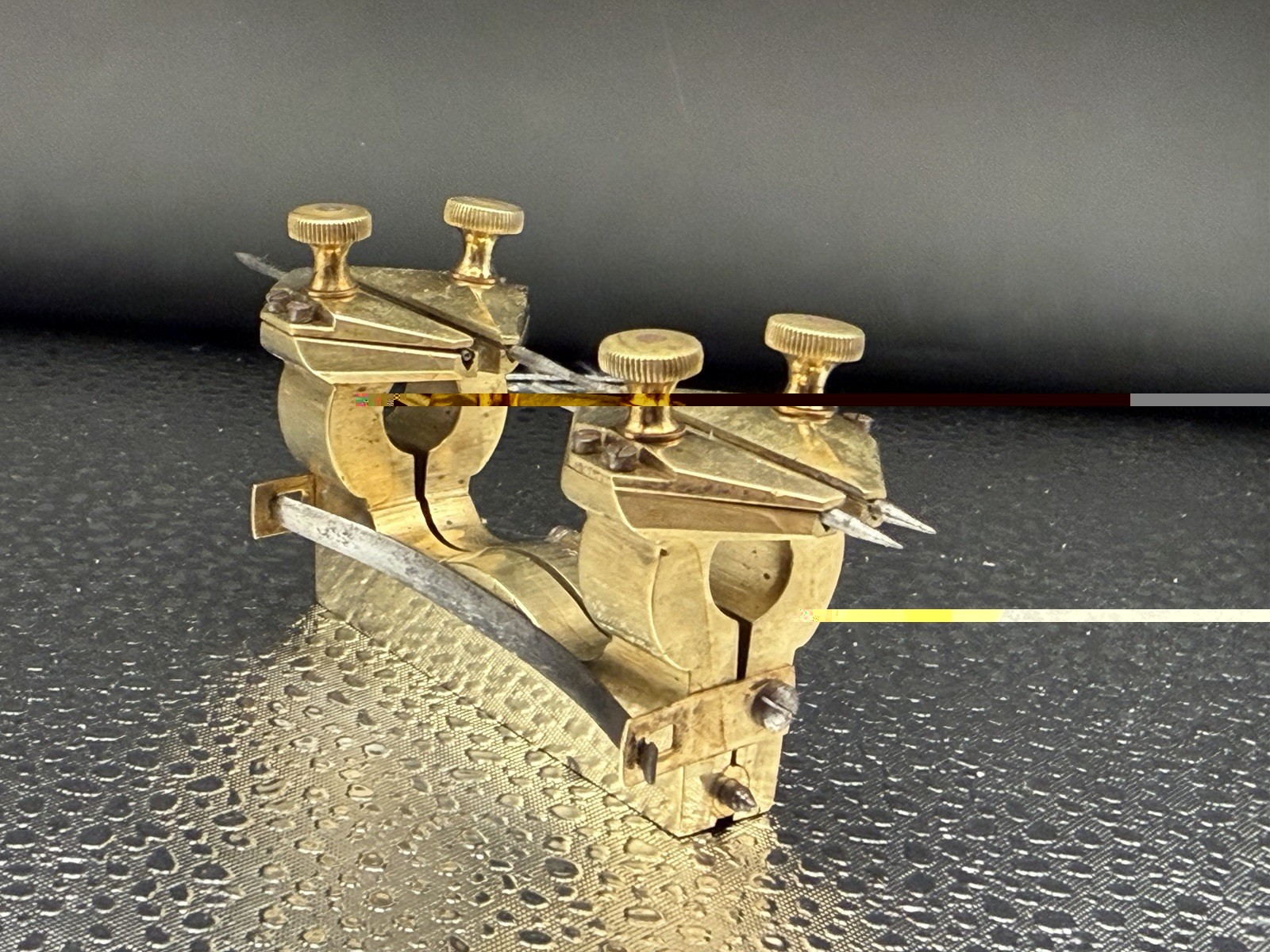Antique Swiss Depthing Tool Watchmakers Brass Horological Collectible Instrument Antique Swiss Depthing Tool Watchmakers Brass Horological Collectible Instrument