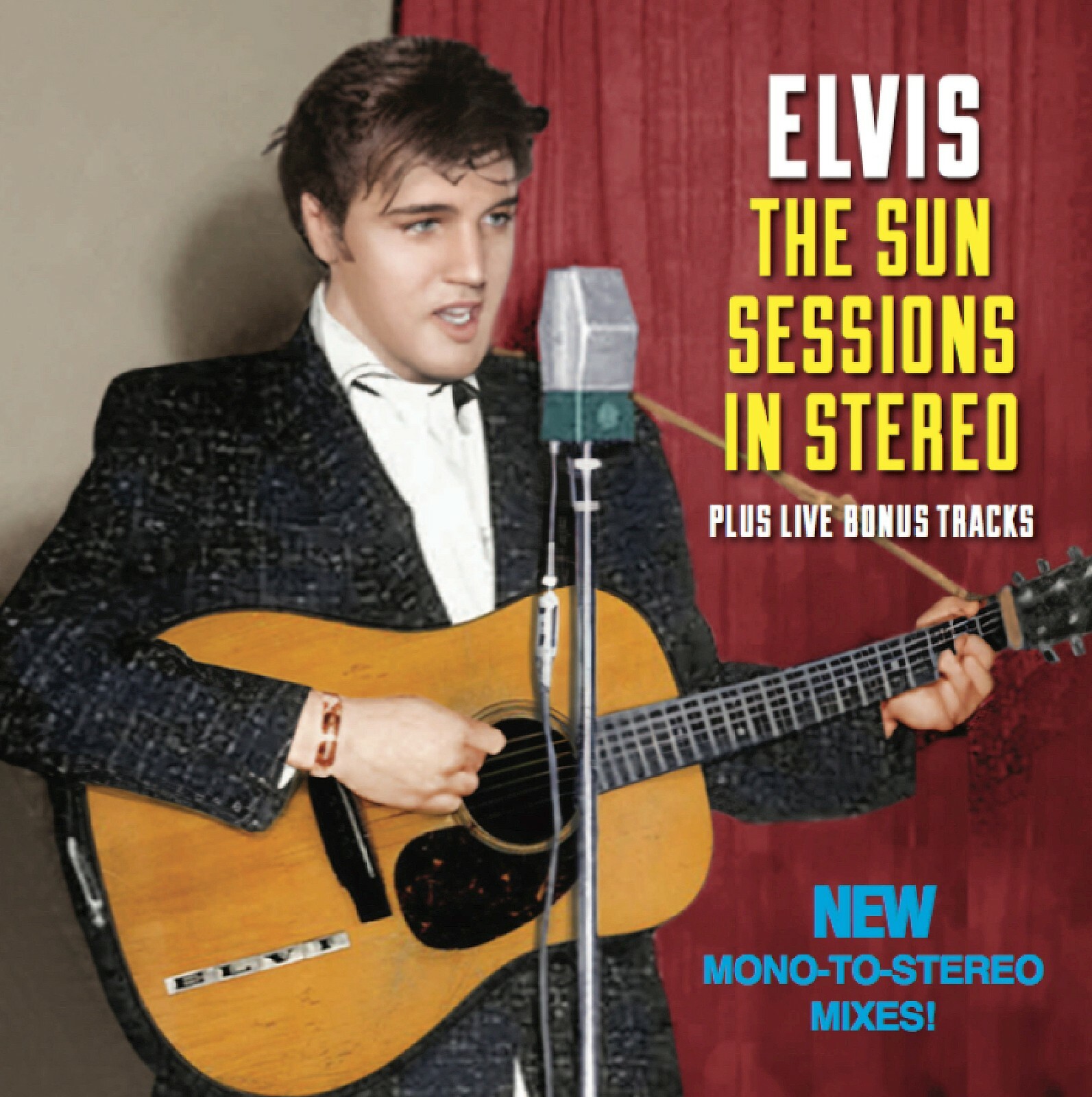 ELVIS THE SUN SESSIONS IN STEREO PLUS LIVE BONUS TRACKS (New mono to stereo)
