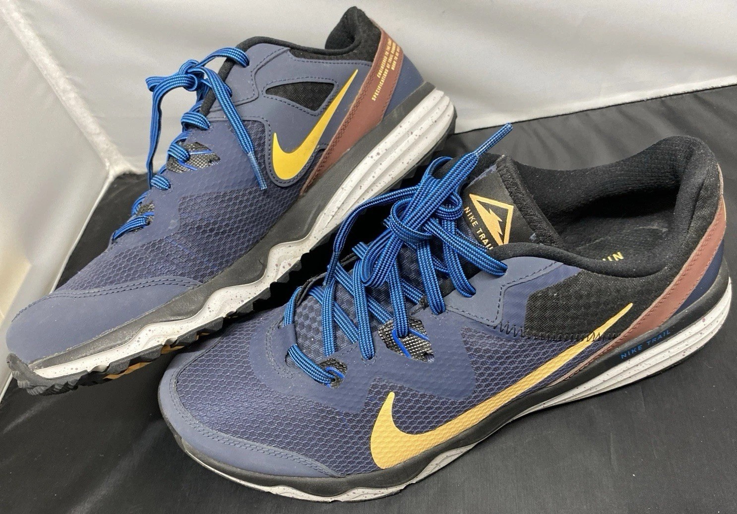NIKE Juniper Trail Running Shoes Men\'s SIZE 11 Terrain BLUE Sneakers CW3808-401