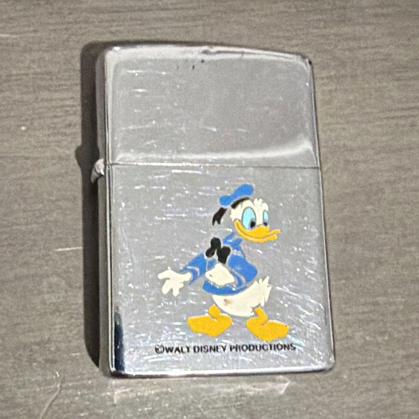 Vintage 1975 Donald Duck Zippo Lighter Vintage 1975 Donald Duck Zippo Lighter