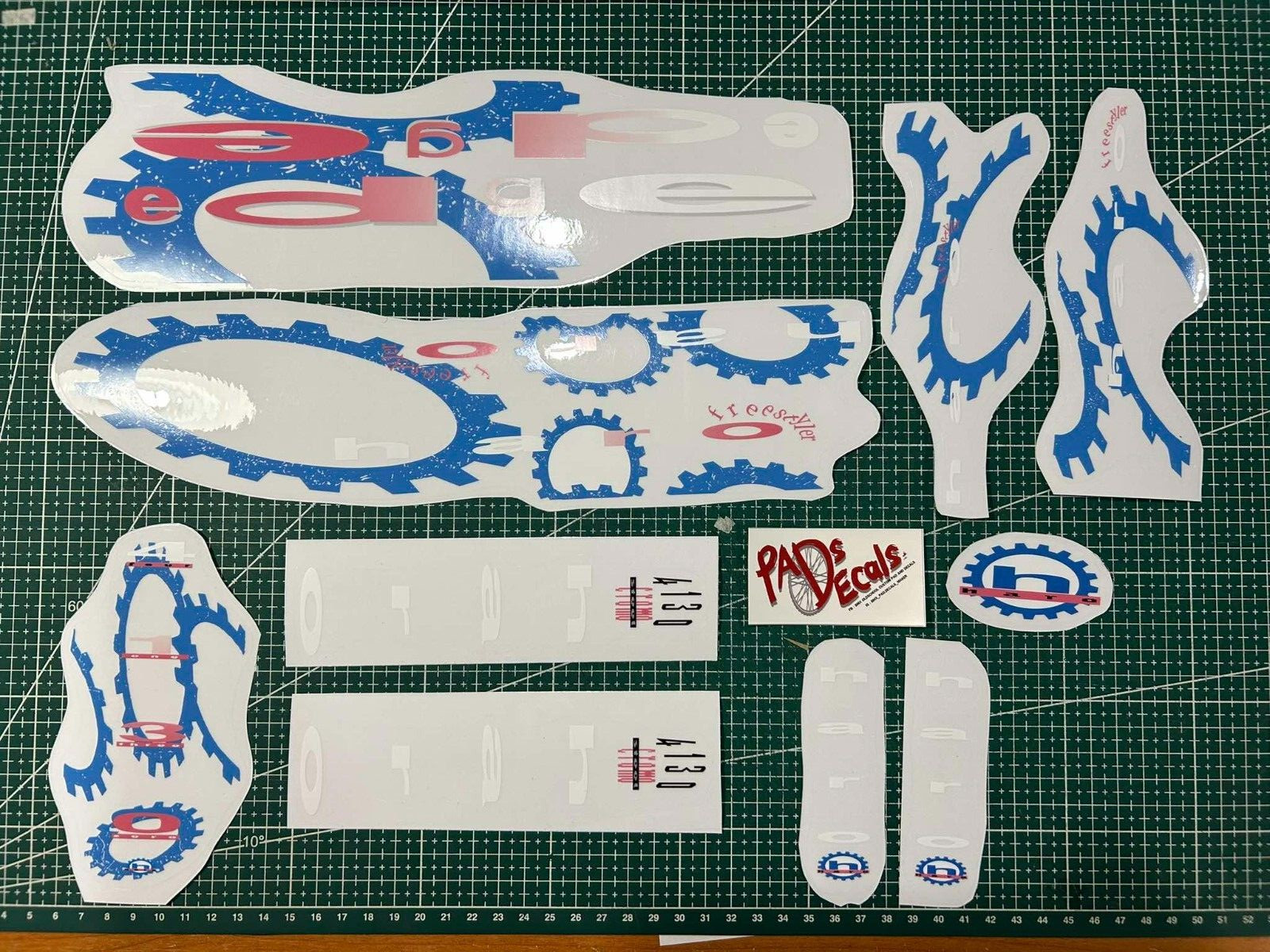 1992 Haro Edge bmx sticker decals