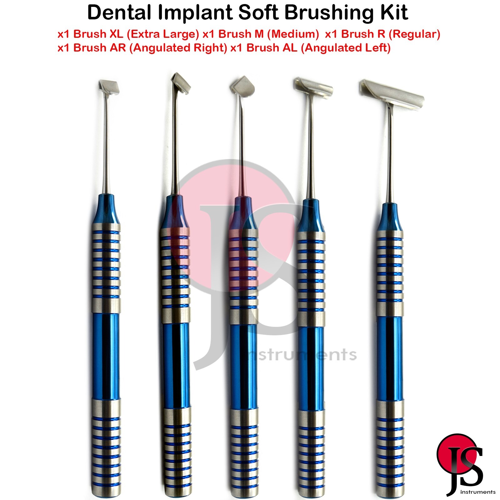 Dental Soft Brushing Kit Implant Surgery Instrument Lingual Tissue Flap Surgical