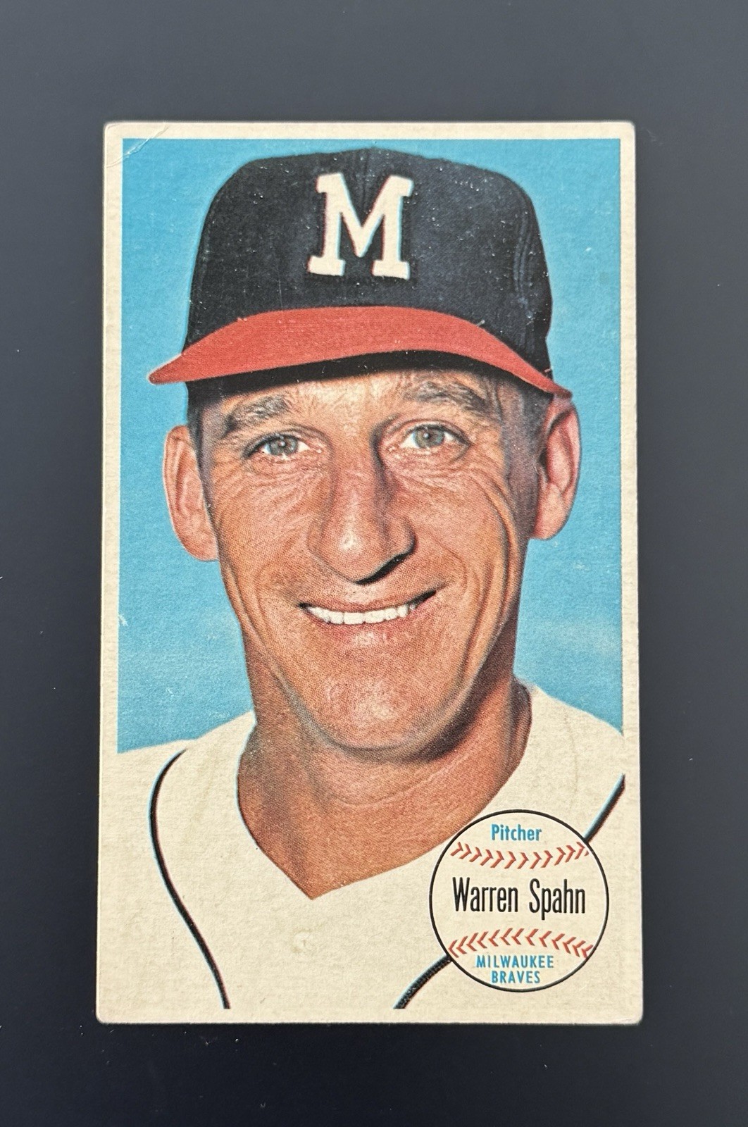 1964 TOPPS WARREN SPAHN BRAVES HOF 1964 TOPPS WARREN SPAHN BRAVES HOF
