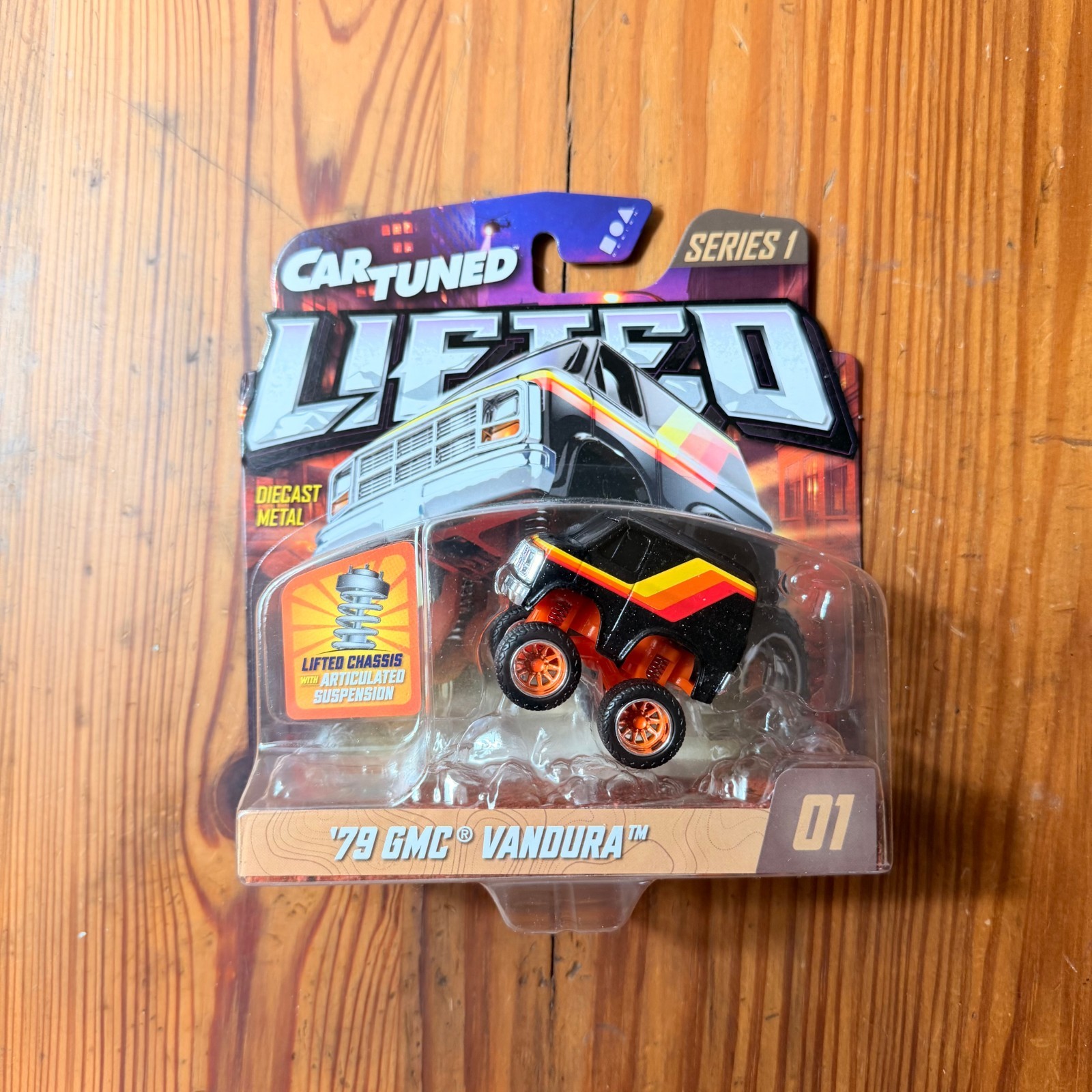 CarTuned Lifted Series 1 #01 \'79 GMC Vandura Diecast MGA 2026 Carded NEW CarTuned Lifted Series 1 #01 \'79 GMC Vandura Diecast MGA 2026 Carded NEW