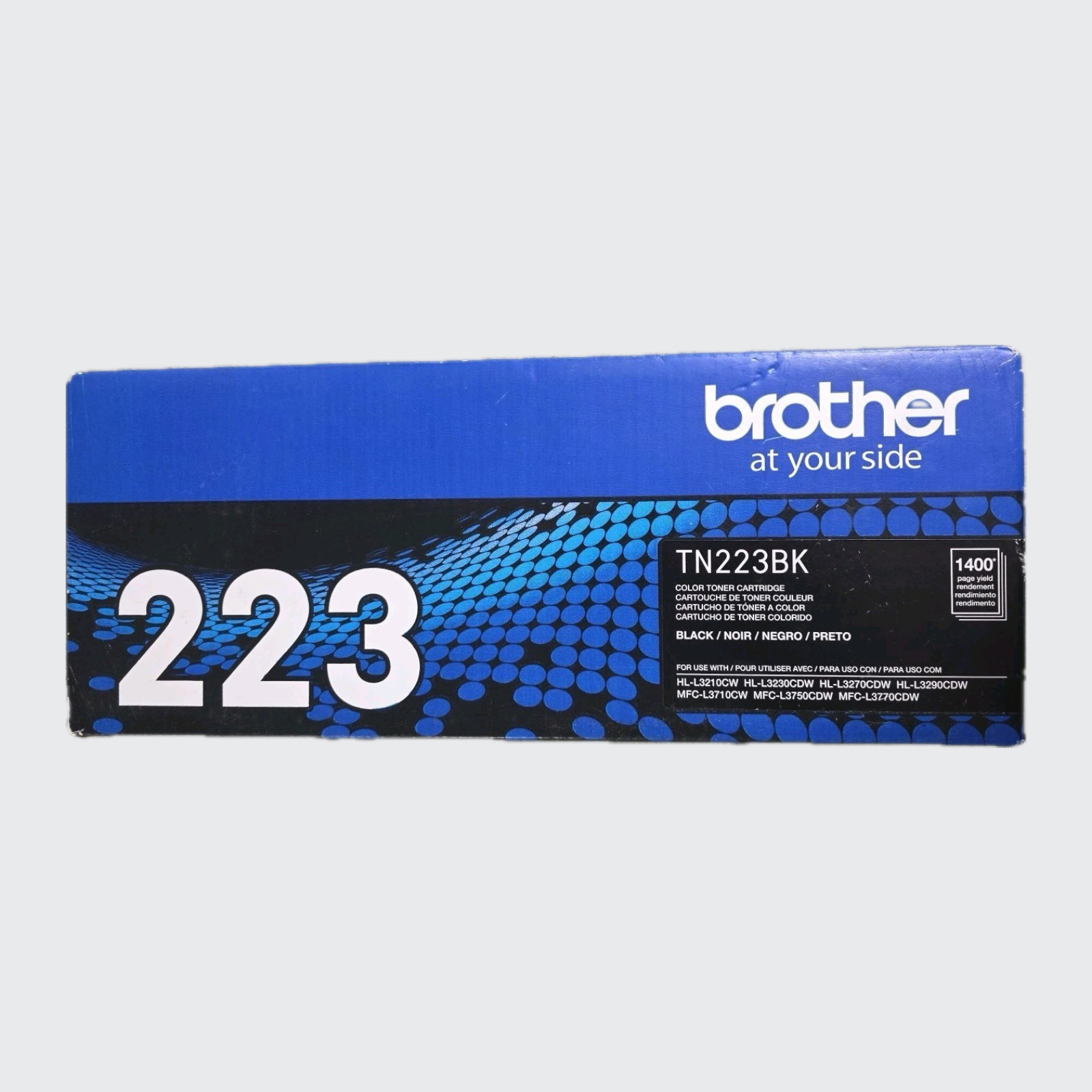 New Brother HL-L3210CW MFC-L3710CW Standard Yield Black Toner Cartridge, TN223BK