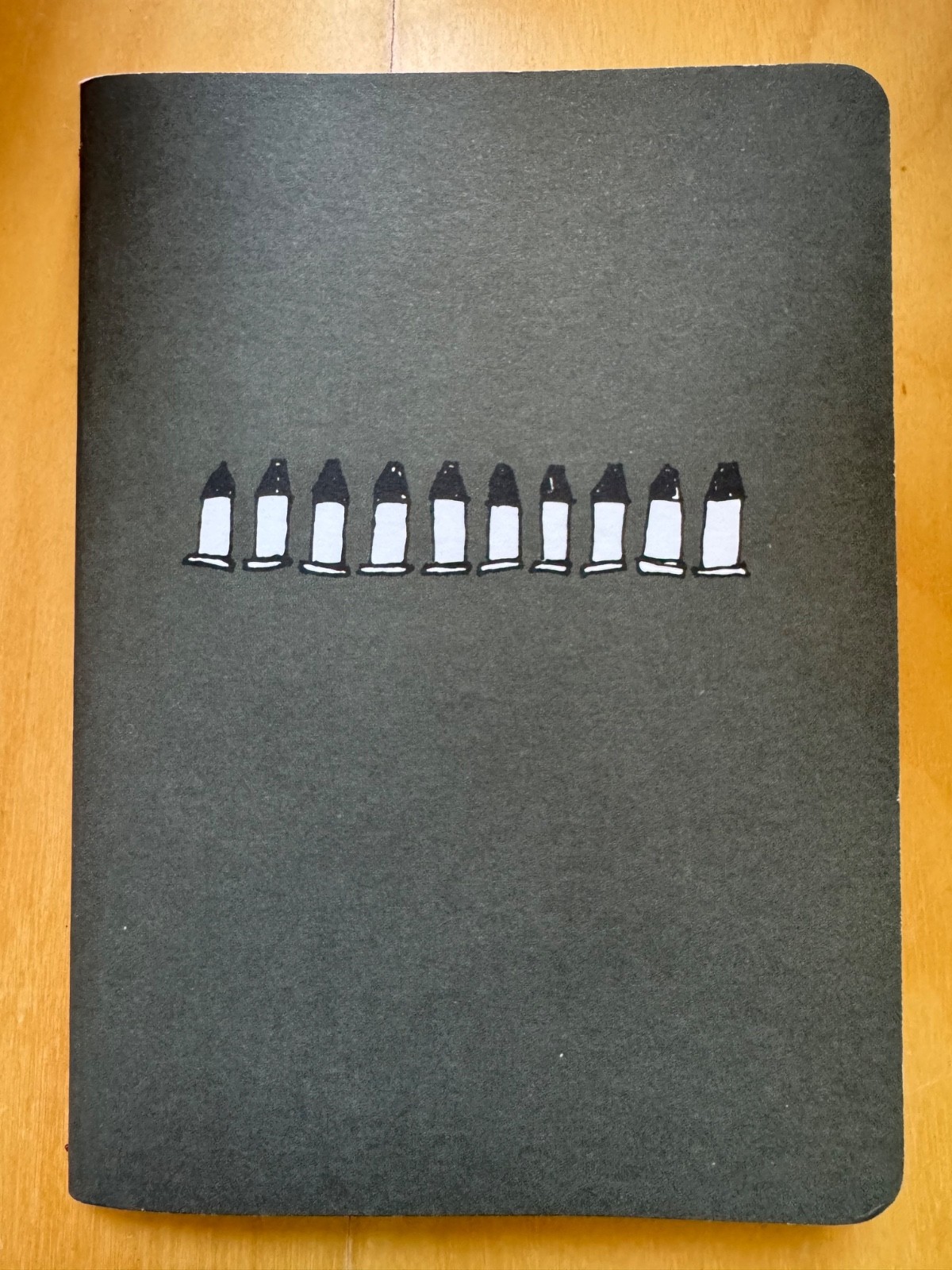 Tom Sachs Ten Bullets Notebook Out of Print Limited Rare Drab Green Never Used