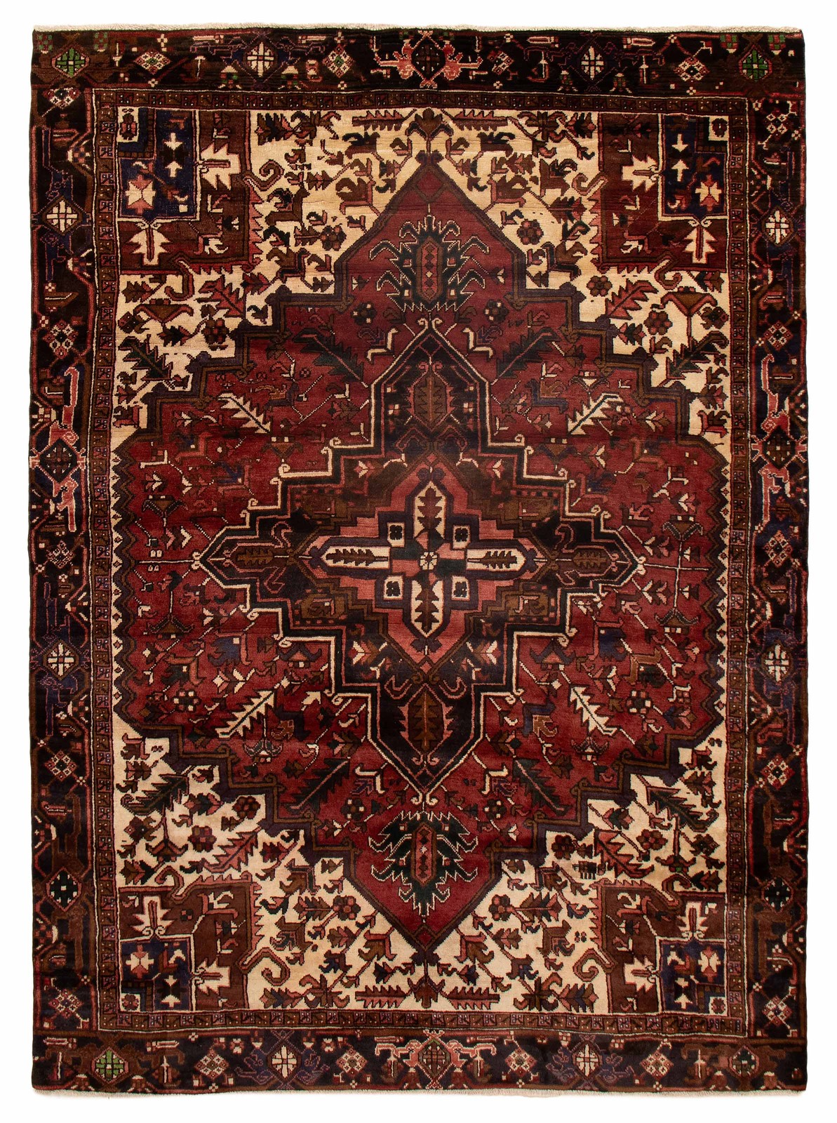 Vintage Hand-Knotted Area Rug 7\'10\