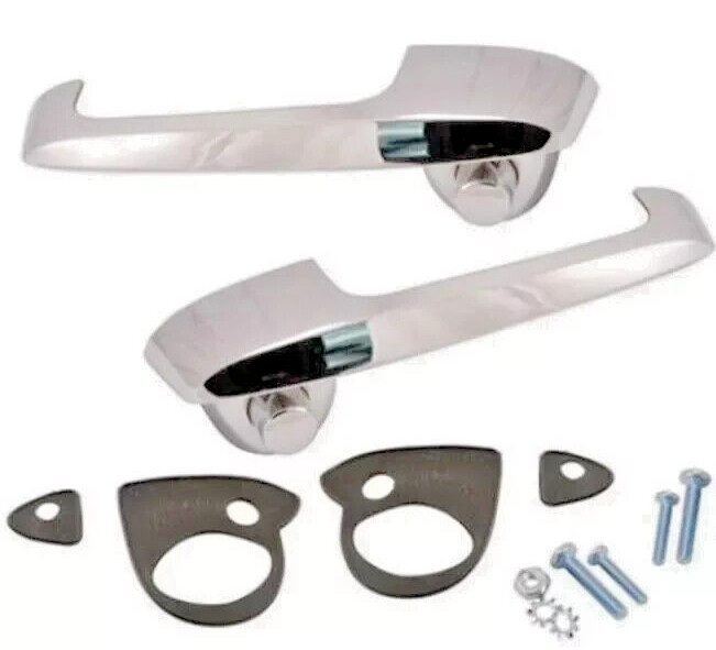 1953-1960 Ford F Series Pickup Truck Exterior Door Handles Chrome New 1953-1960 Ford F Series Pickup Truck Exterior Door Handles Chrome New