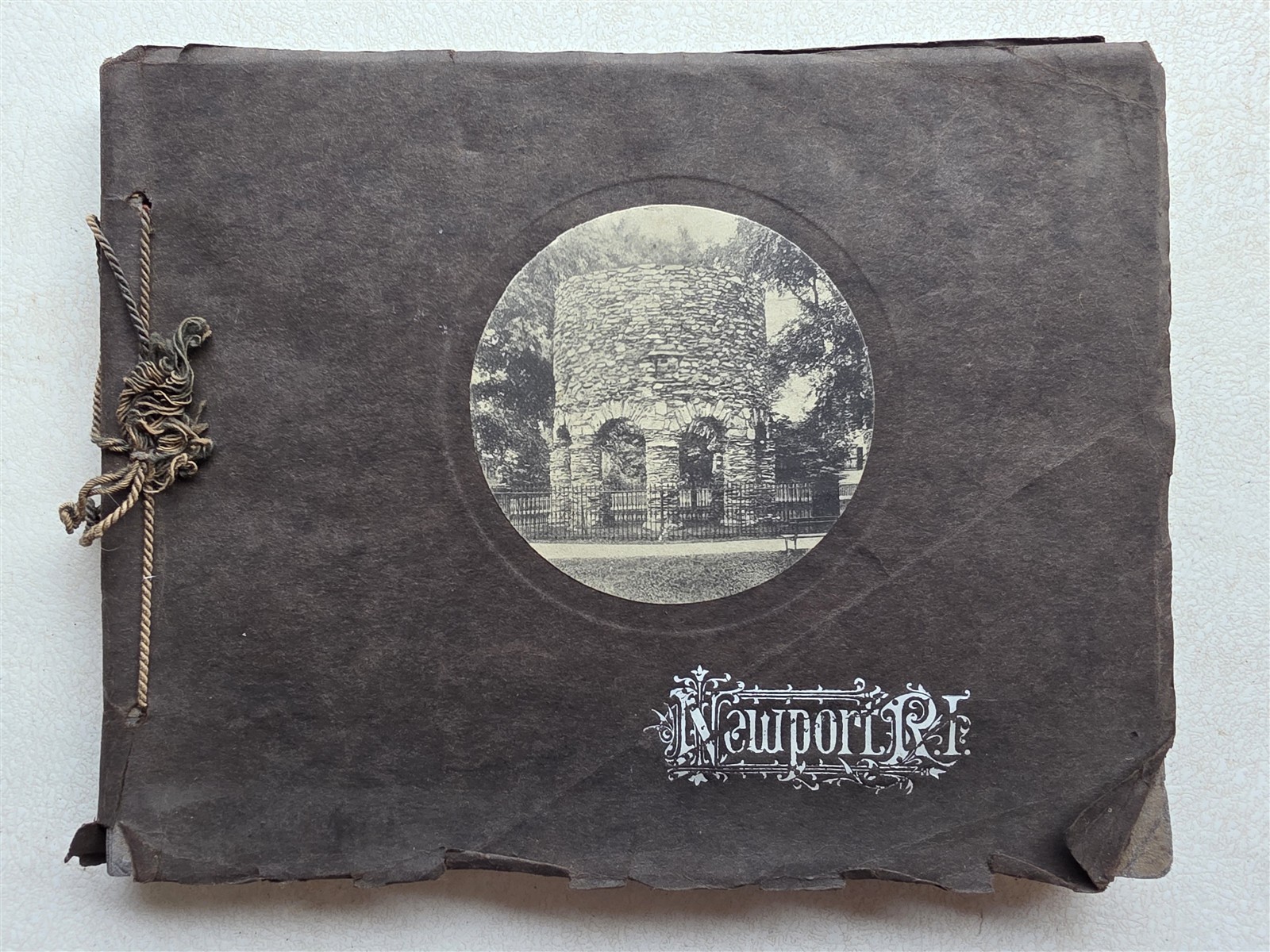 Newport Rhode Island Antique 1903 Book Portfolio of Photographs 29 Photogravures