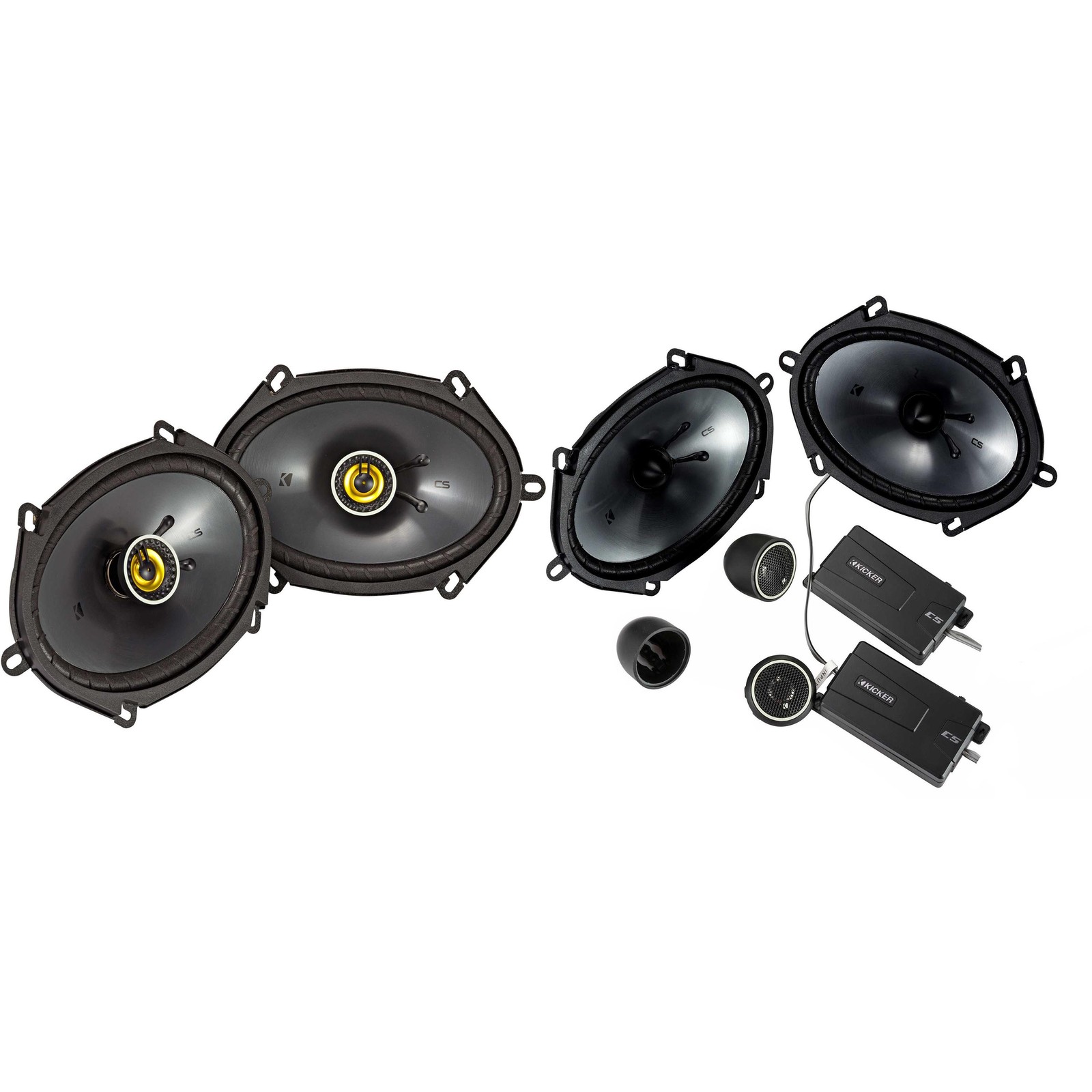 Kicker 46CSS684 CS-Series CSS68 6x8-Inch (160x200mm) Component System with .7...