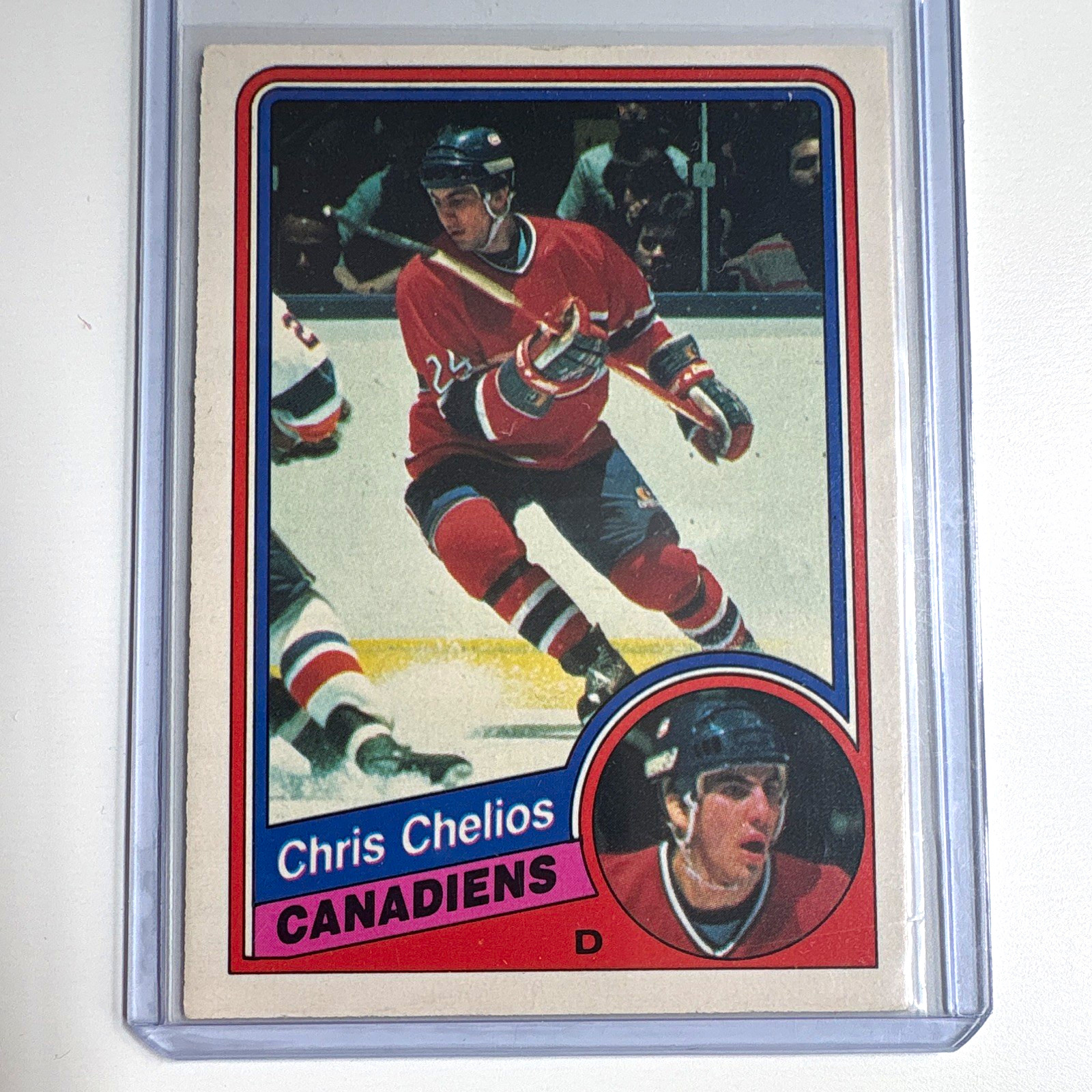 O-Pee-Chee 1984-85 Chris Chelios Montreal Canadiens #259 NHL Base Set
