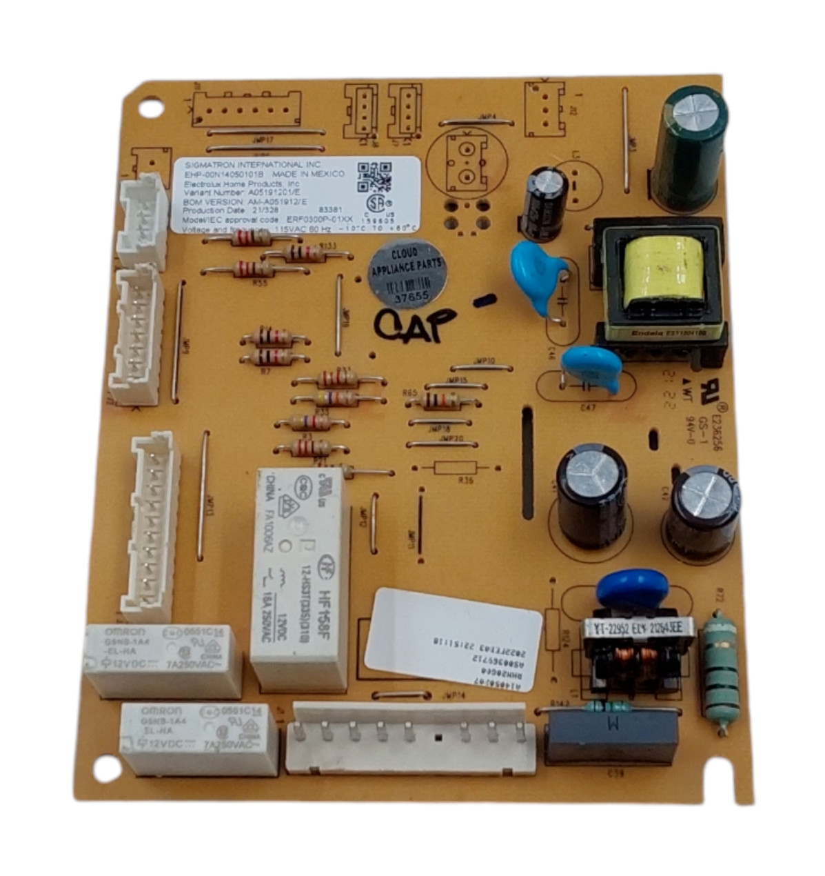 Genuine Frigidaire Refrigerator Board A05191201 Same Day Ship & 60 Days Warranty