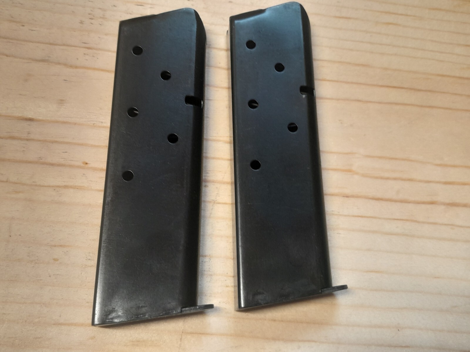 2 Colt 1911 45acp Original 7rd. Magazines 2 Colt 1911 45acp Original 7rd. Magazines