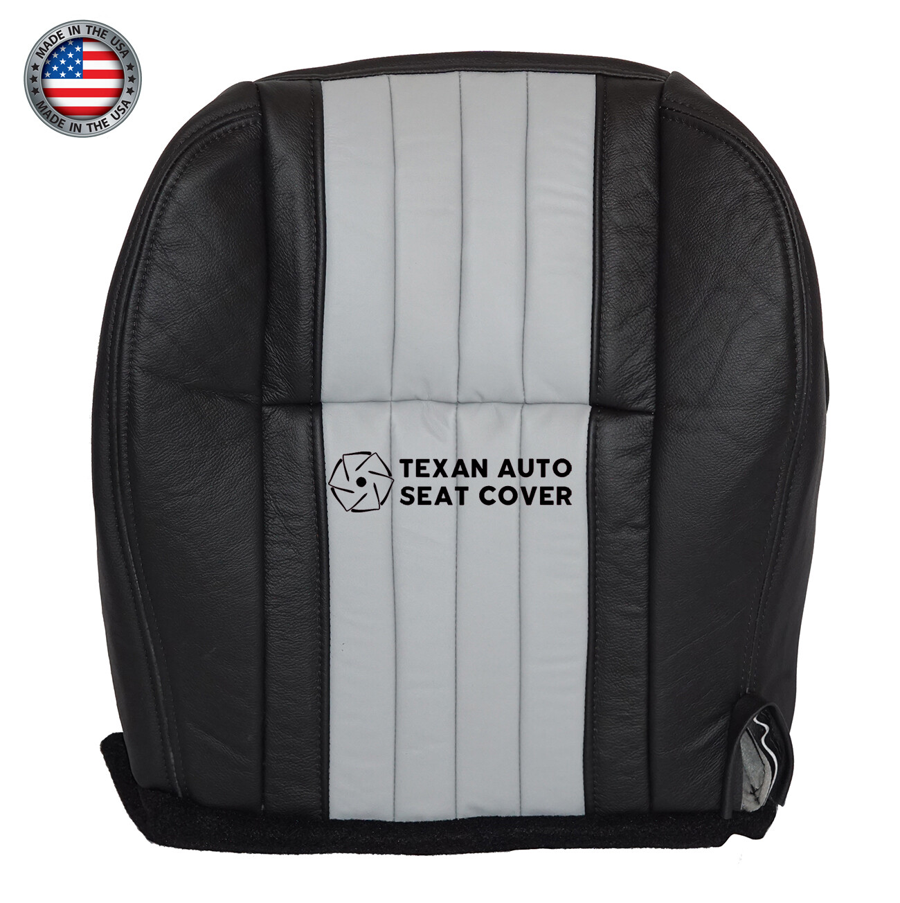 2003 Ford F150 Harley Davidson Leather Replacement Seat Cover 2 Tone Gray/Black 2003 Ford F150 Harley Davidson Leather Replacement Seat Cover 2 Tone Gray/Black