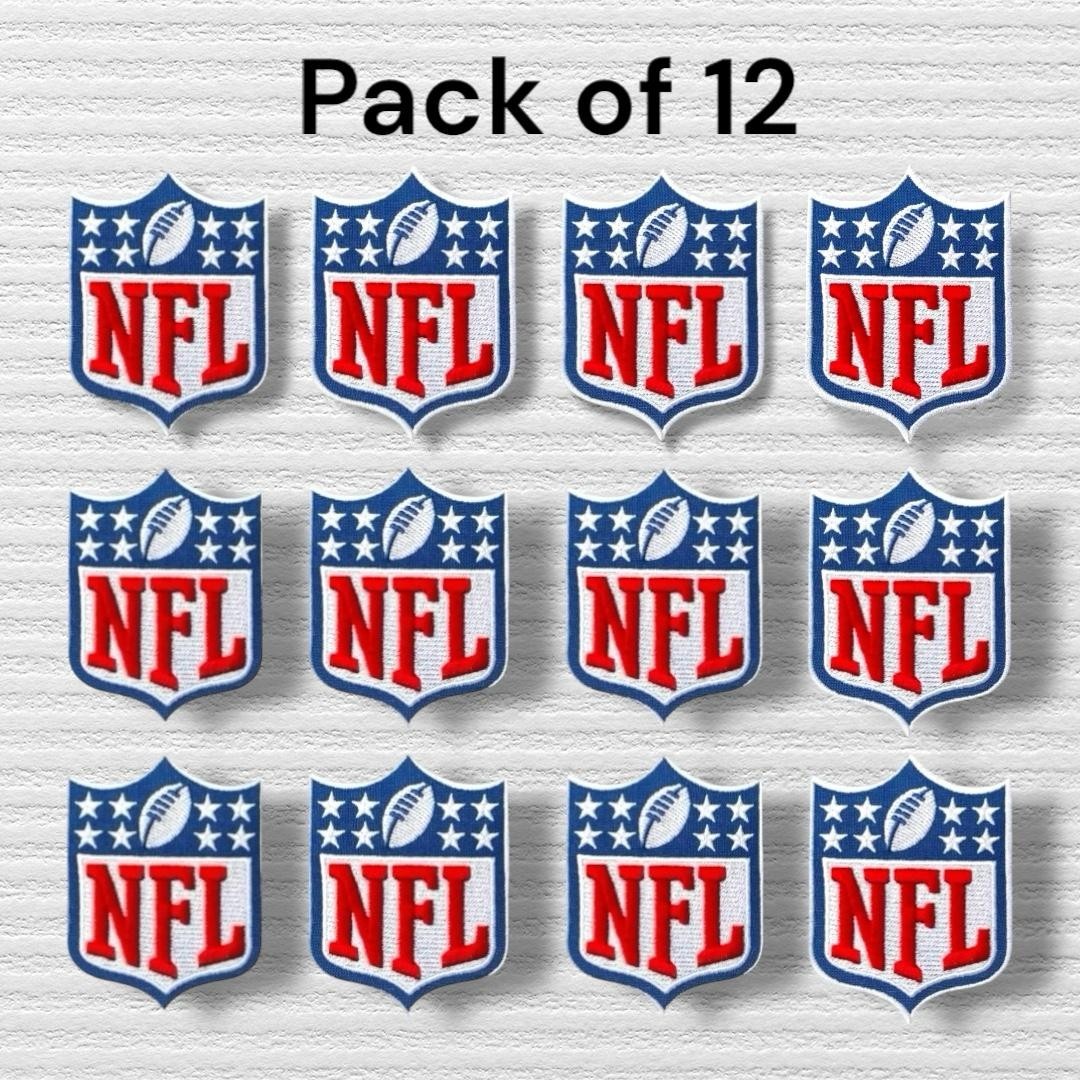 NFL Logo Football Small SizeEmbroidered Patch Iron On 1.5x1.25\