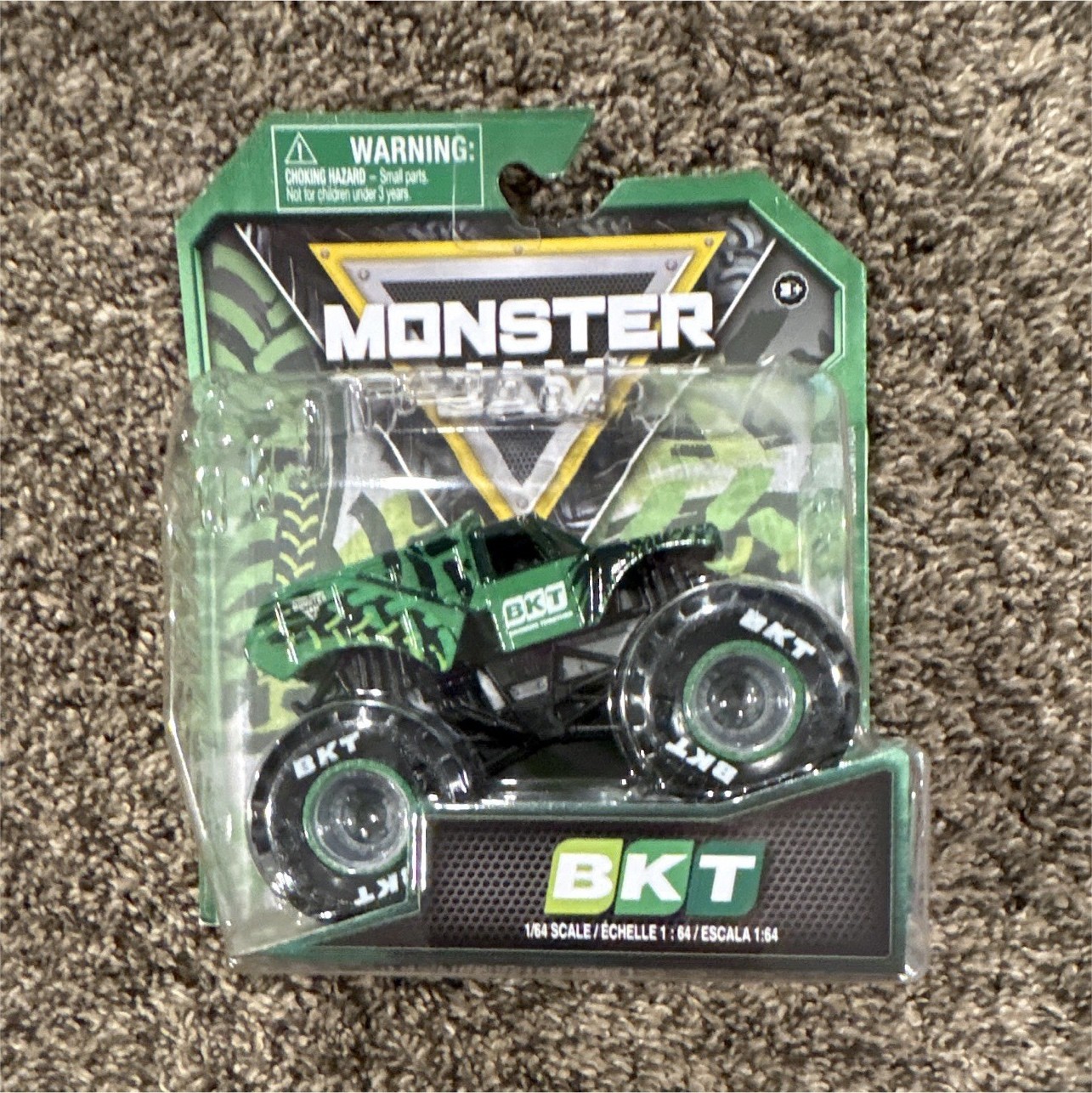 Monster Jam BKT 1:64 True Metal Diecast Monster Truck Green/Black 2021