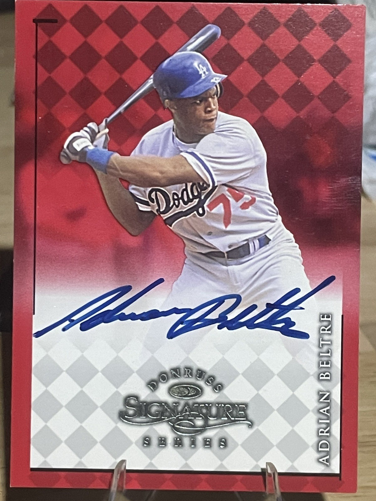 1998 Donruss Signature Adrian Beltre Dodgers Hard Signed Auto 1998 Donruss Signature Adrian Beltre Dodgers Hard Signed Auto