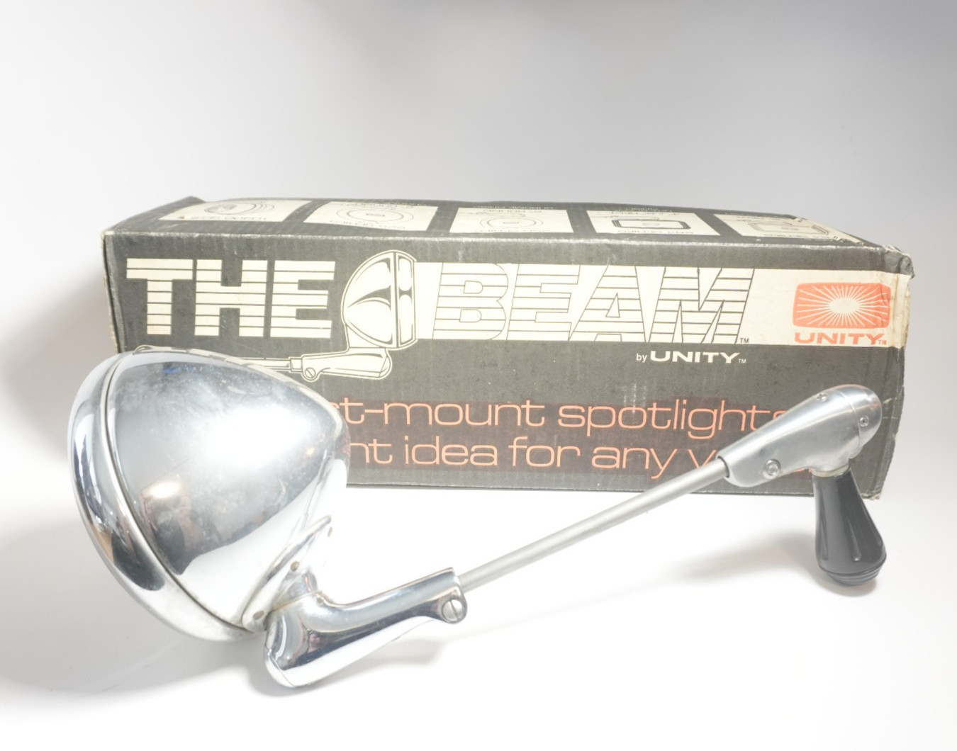 Vintage Unity MFG Automobile Car Truck Rat Rod 4x4 Spotlight The Beam Vintage Unity MFG Automobile Car Truck Rat Rod 4x4 Spotlight The Beam