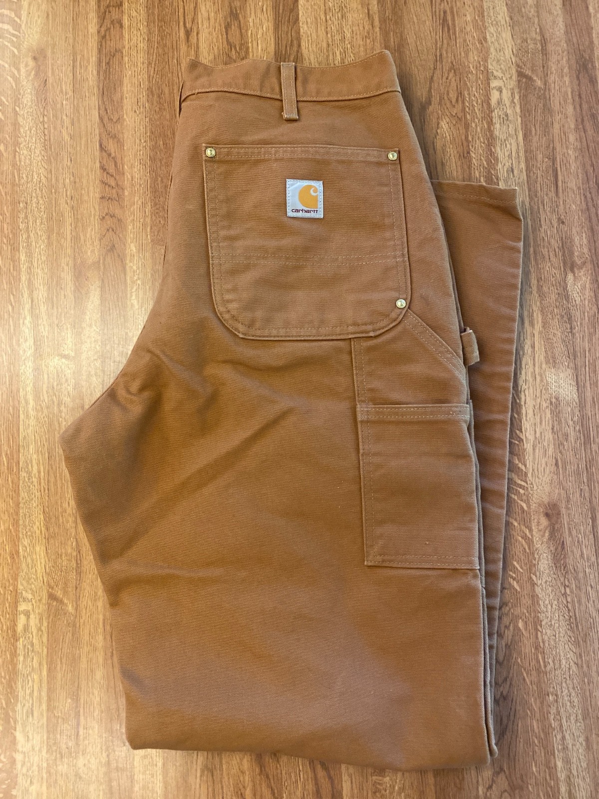 Carharrt Mens Loose Original Fit Pants 34 x 32 work pants Carhartt Brown