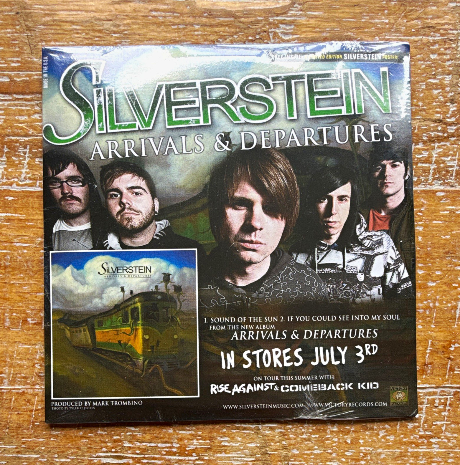 Silverstein Arrivals & Departures CD Sampler Sealed Compilation Victory 2007