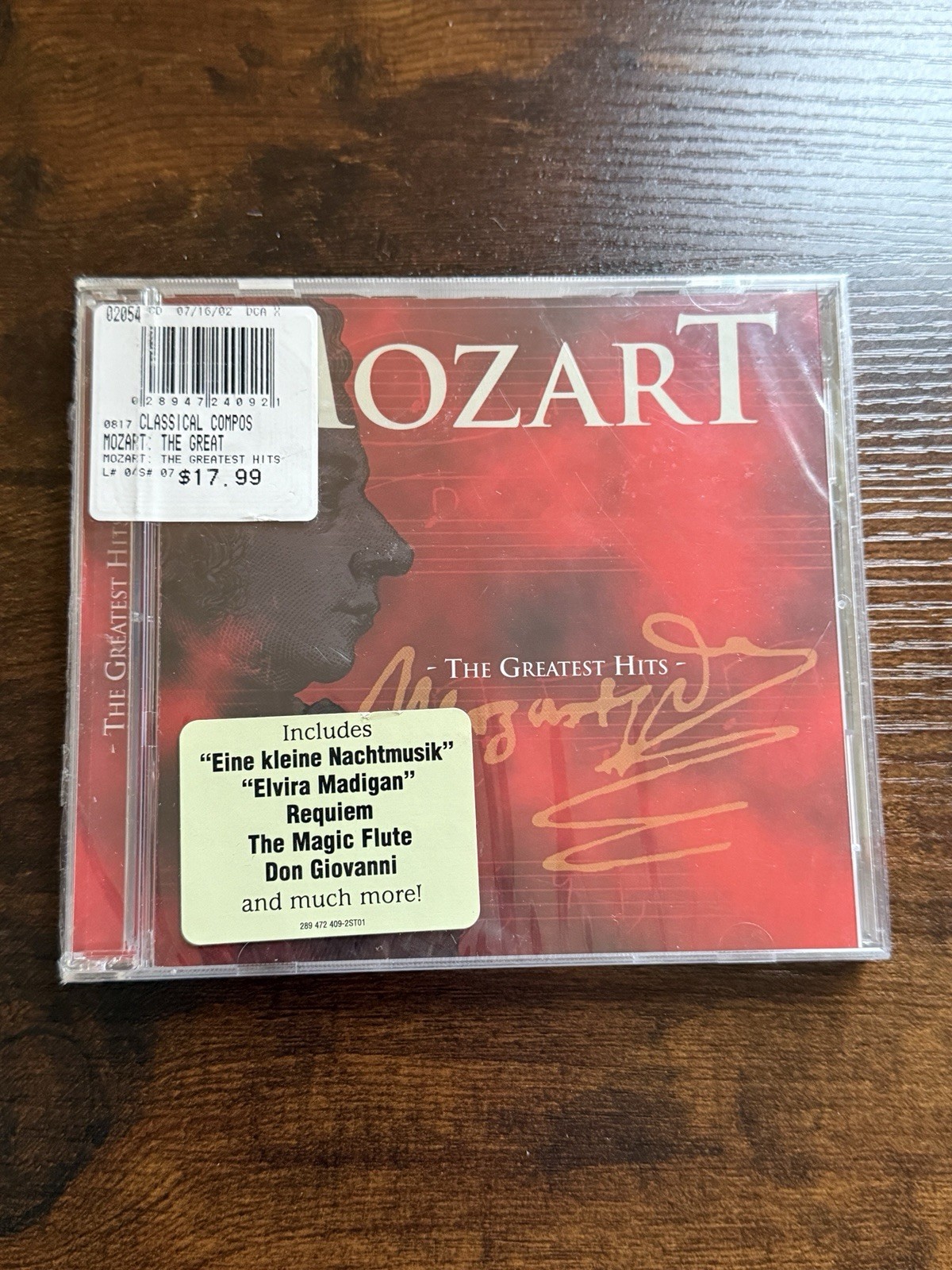 Wolfgang Amadeus Mozart Mozart: The Greatest Hits (CD) - New CD - READ