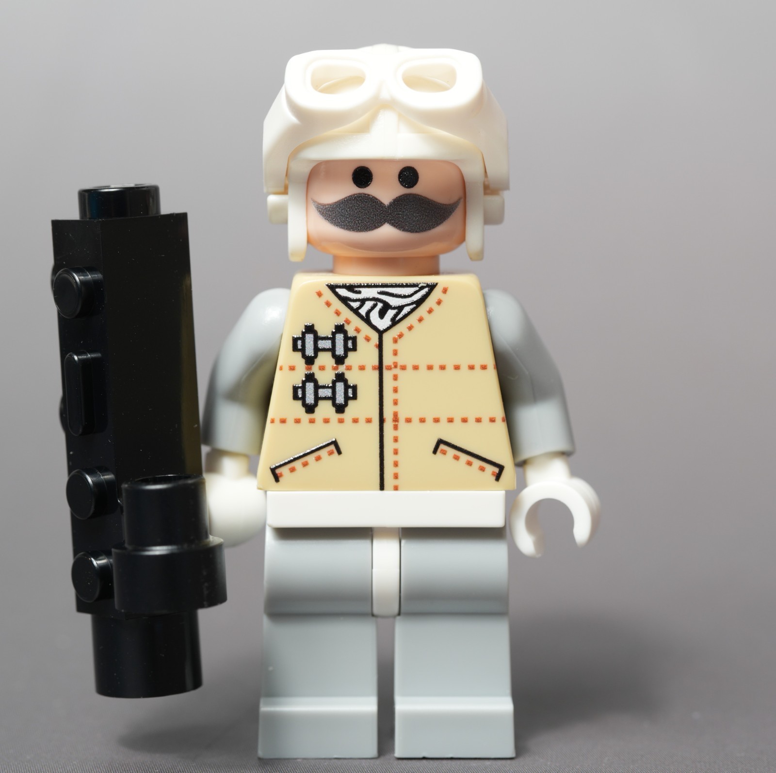 Lego Star Wars TCS Mustache Hoth Rebel Minifigure Custom Printed on lego parts