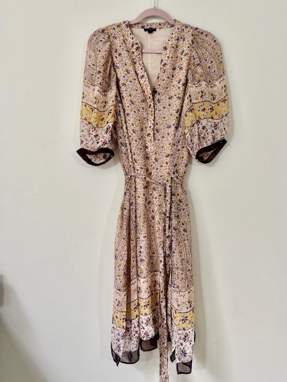 Ann Taylor Floral Midi Dress | Size LP