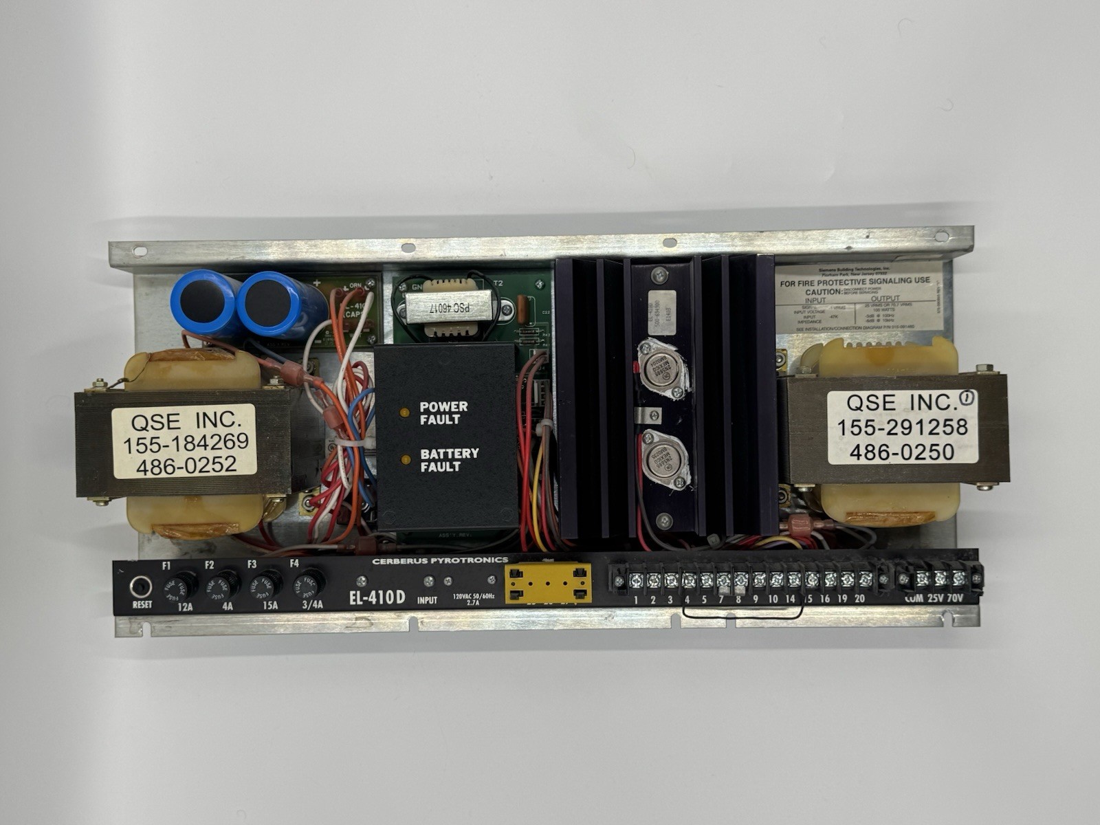 SIEMENS MXL EL-410D 100 WATT AMPLIFIER 500-694900