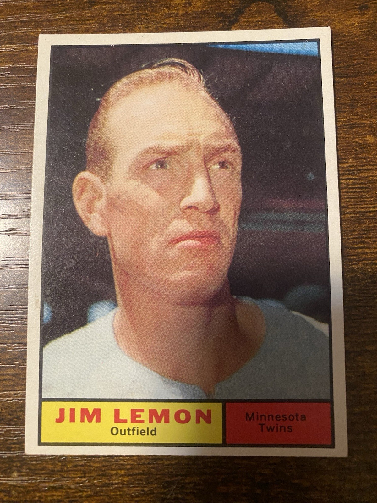 1961 Topps Jim Lemon #450 Minnesota Twins Ex