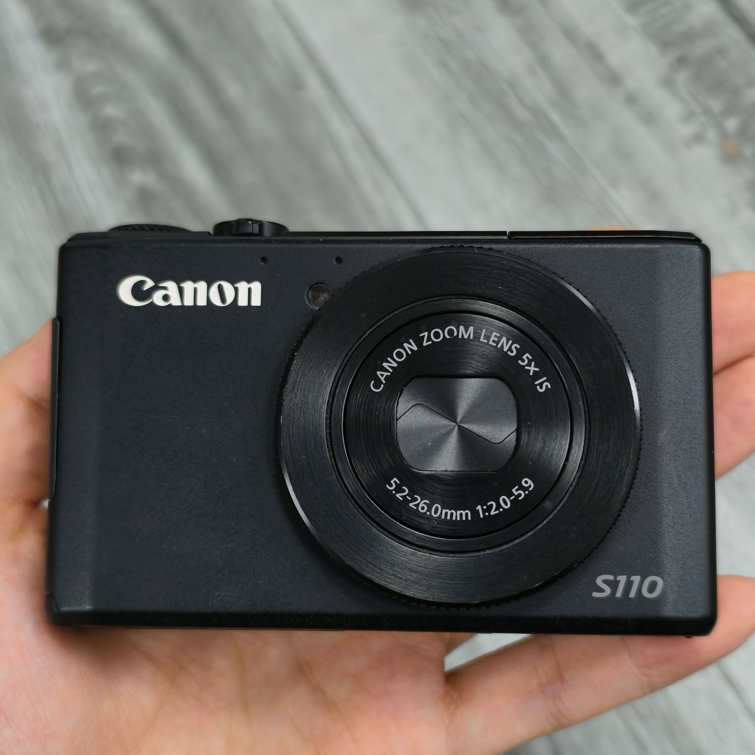 Canon PowerShot S110 Compact Digital Camera 12.1MP 5x Zoom Wi-Fi Tested Black