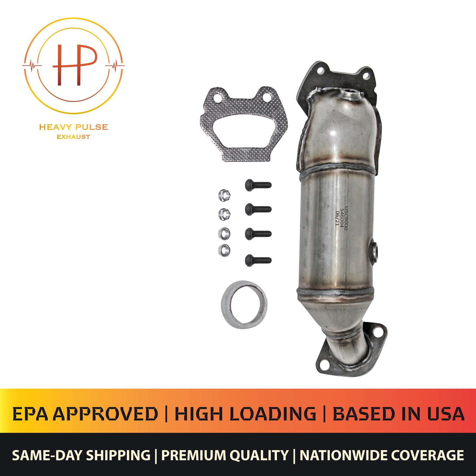 Front Left Catalytic Converter for 2012 Dodge Avenger SXT Plus 3.6L V6 FLEX DOHC