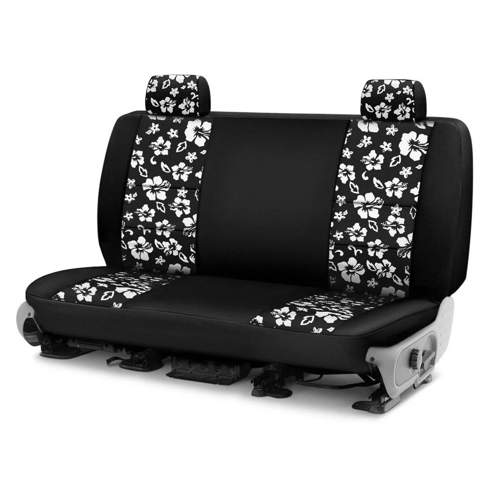 Coverking CR-Grade Neoprene 2nd Row Black & Hawaiian Black Custom Seat Covers
