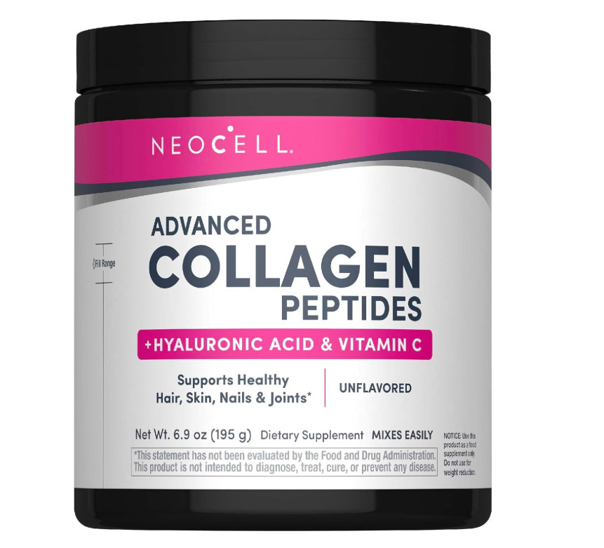 Collagen Peptides Suplemento Dietetico +Acido Hialuronico & Vitamina C