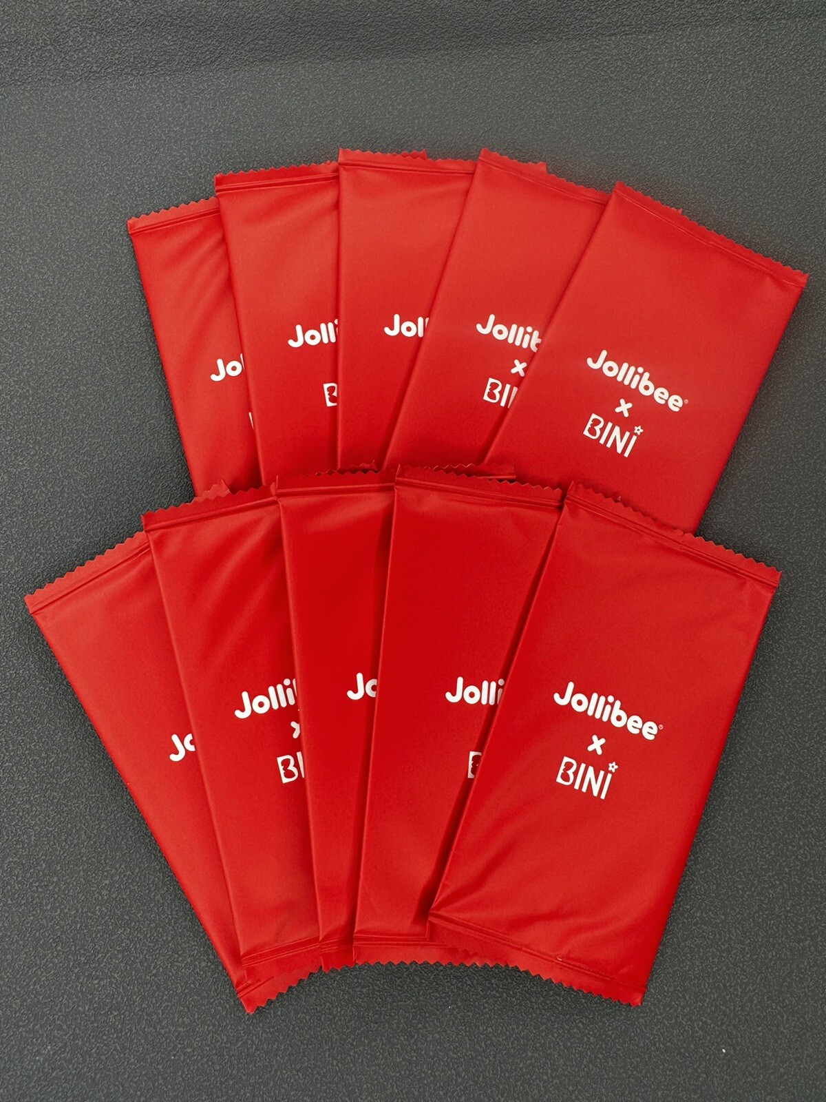 x10 JOLLIBEE x BINI PHILIPPINES EXCLUSIVE Photo MUSIC Card Sealed Foil Pack NEW