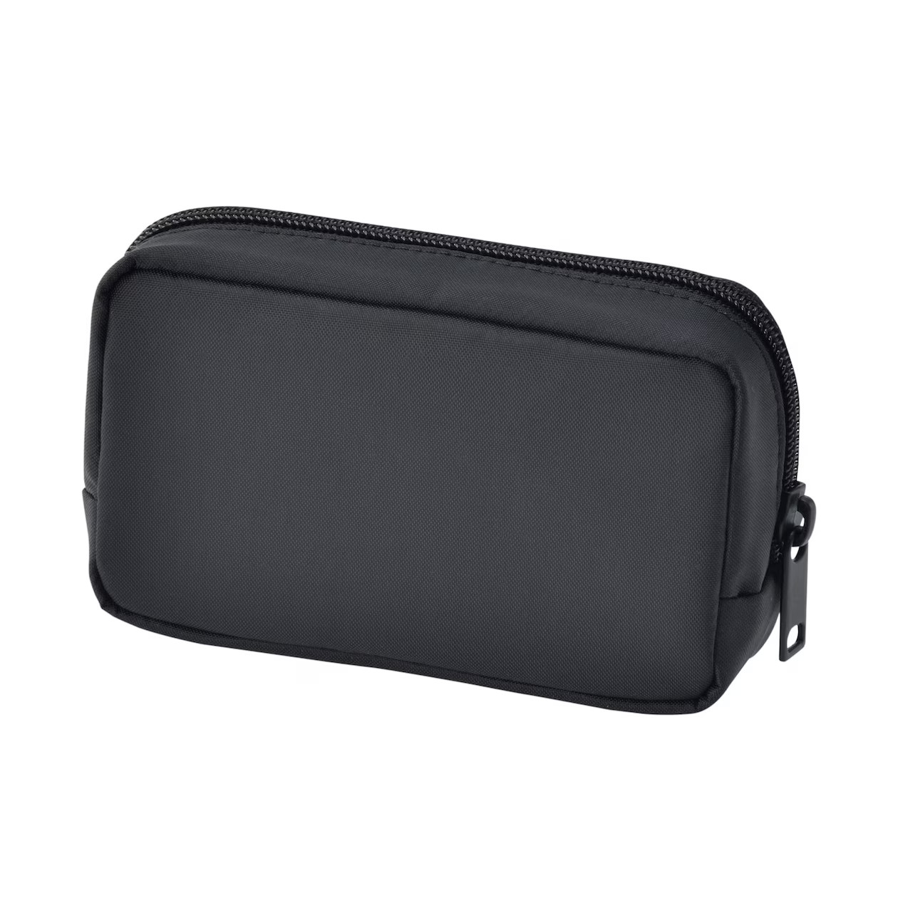 MUJI Recycled Nylon Compact Pouch Black Approx. 14 x 3.5 x 9 cm