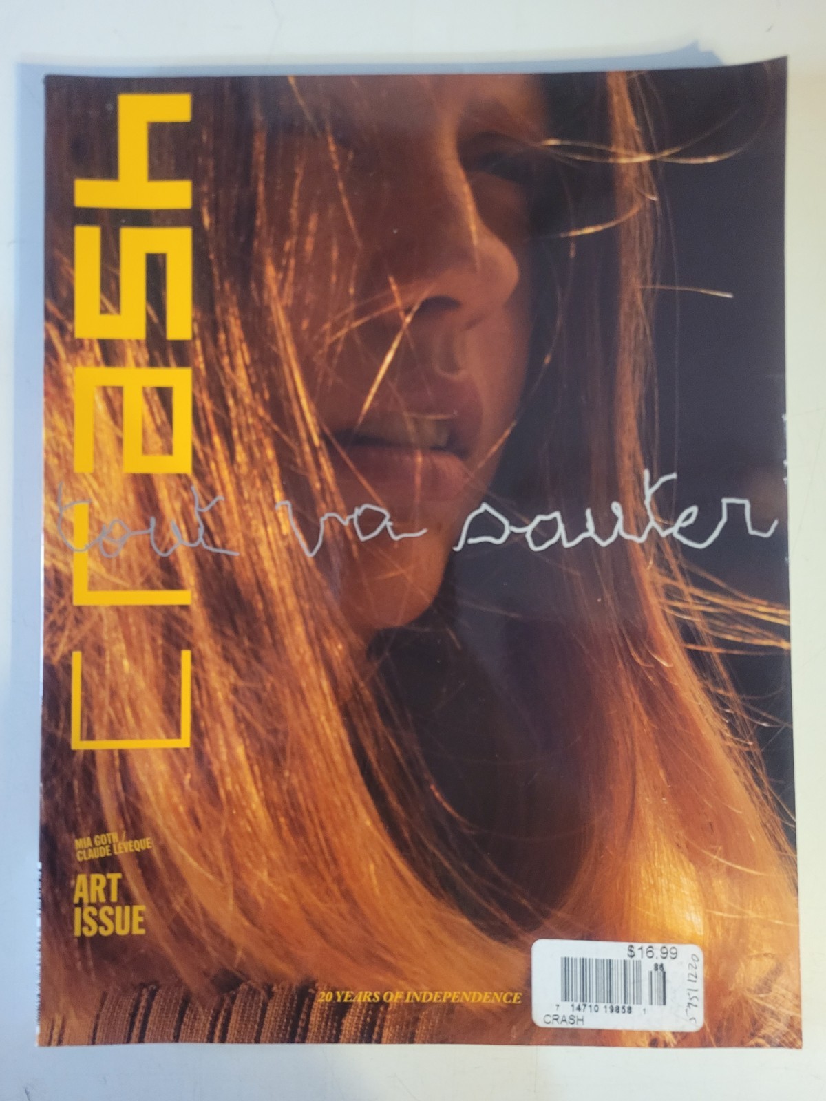 CRASH Magazine Art Issue Mia Goth / Claude Leveque NEW
