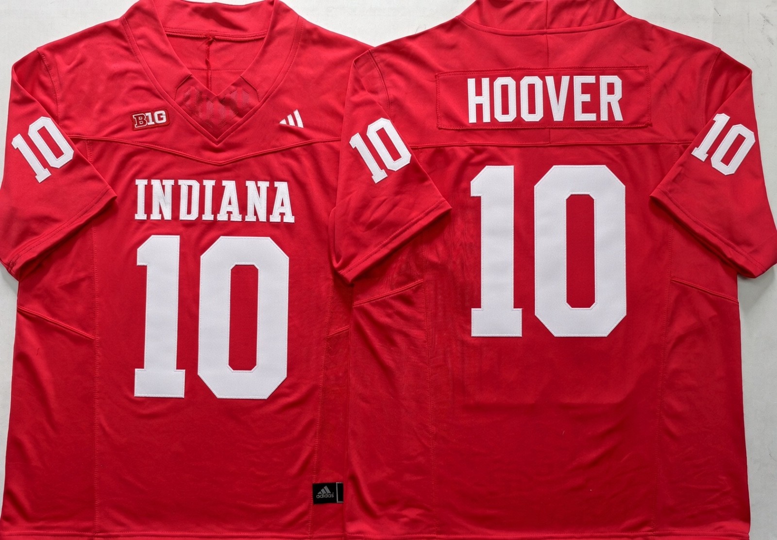 Josh Hoover Stitched #10 Indiana Hoosiers Red/White Jersey CFB Indiana QB HOT Josh Hoover Stitched #10 Indiana Hoosiers Red/White Jersey CFB Indiana QB HOT