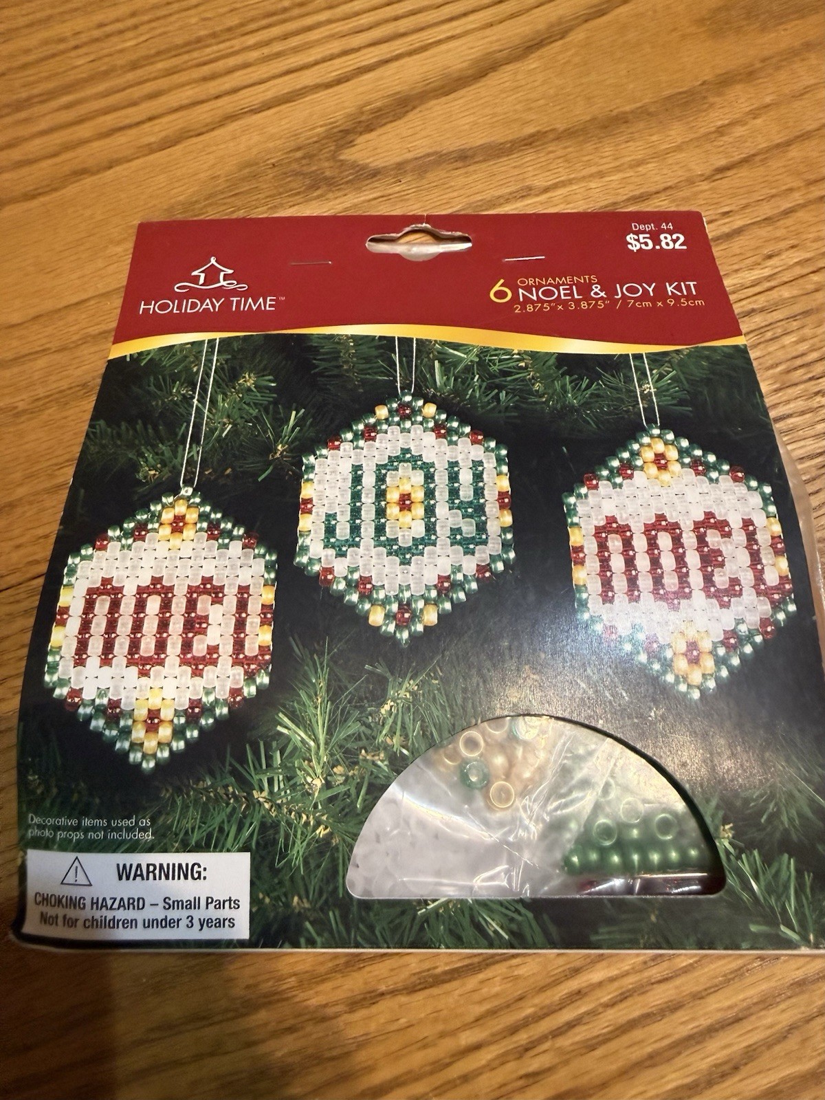 Noël & Joy Beaded Ornament Kit