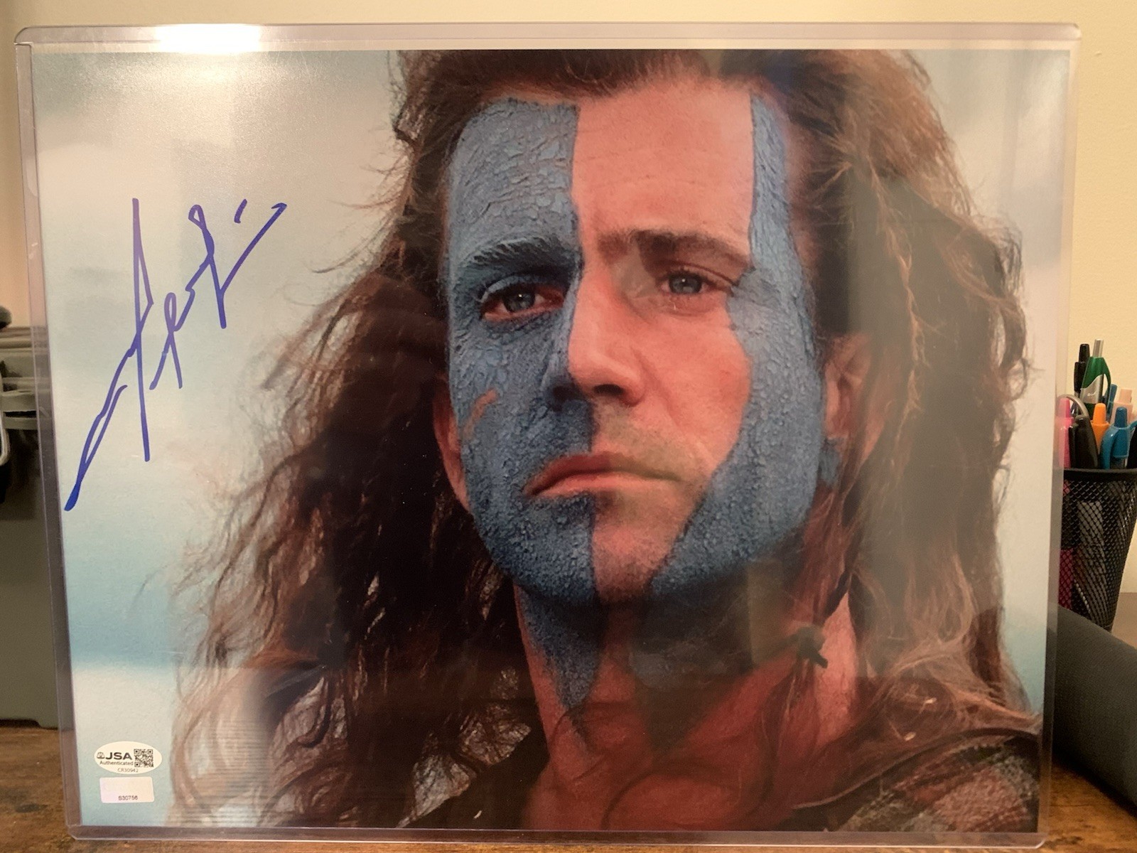Mel Gibson Signed Braveheart 11x14 Photograph - James Spence (JSA) Original