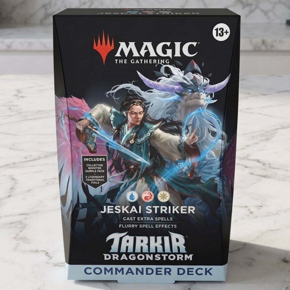 Jeskai Striker • MTG Tarkir Dragonstorm • Sealed Commander Box Card Deck • NEW 