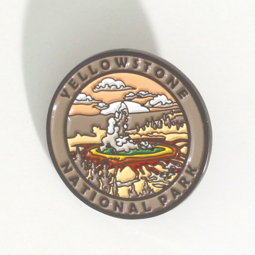 Cre8Travel National Park Enamel Pin Collection - Yellowstone