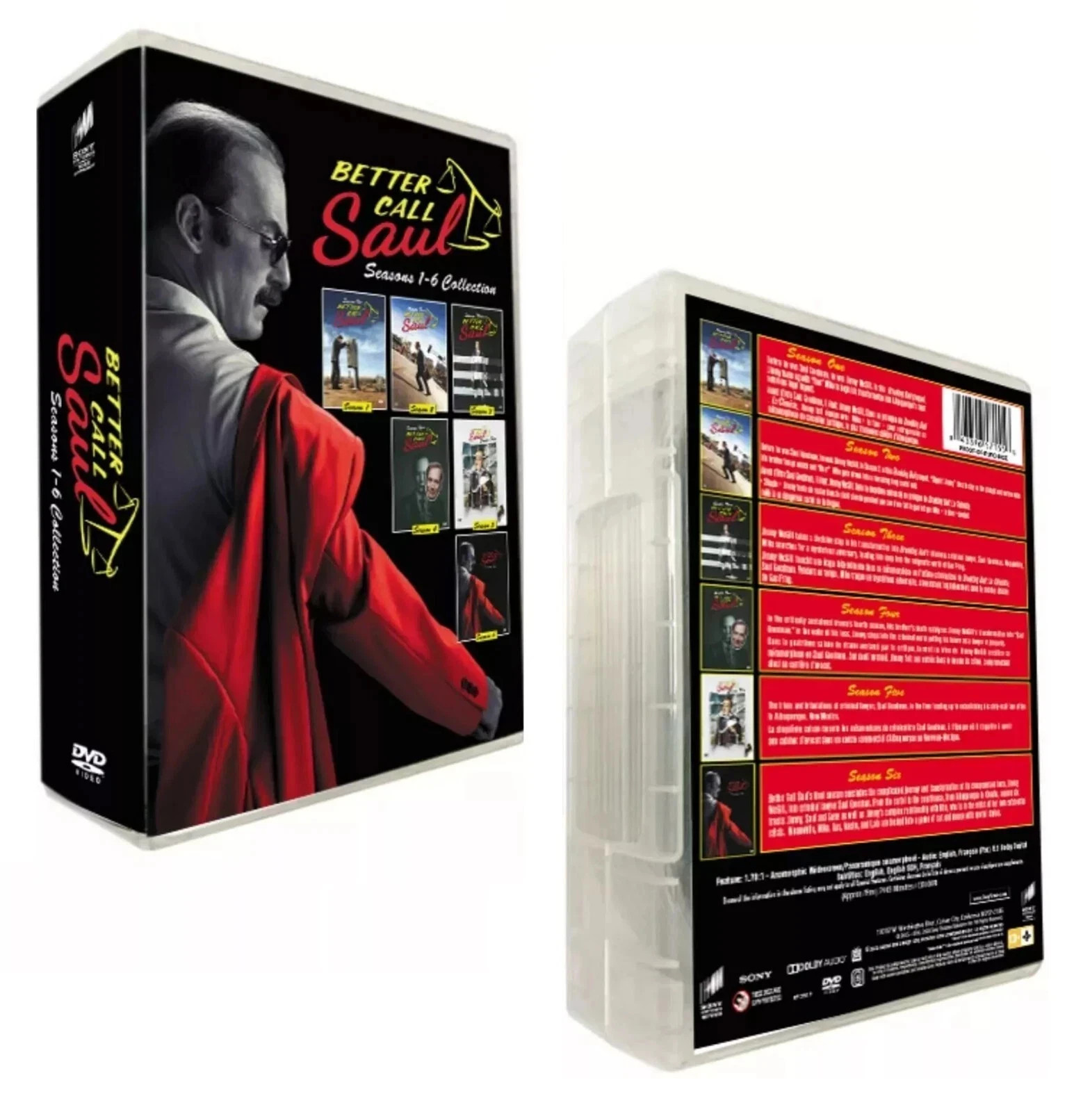Better Call Saul: The Complete Series Seasons 1-6 (DVD) Brand New & Sealed Better Call Saul: The Complete Series Seasons 1-6 (DVD) Brand New & Sealed