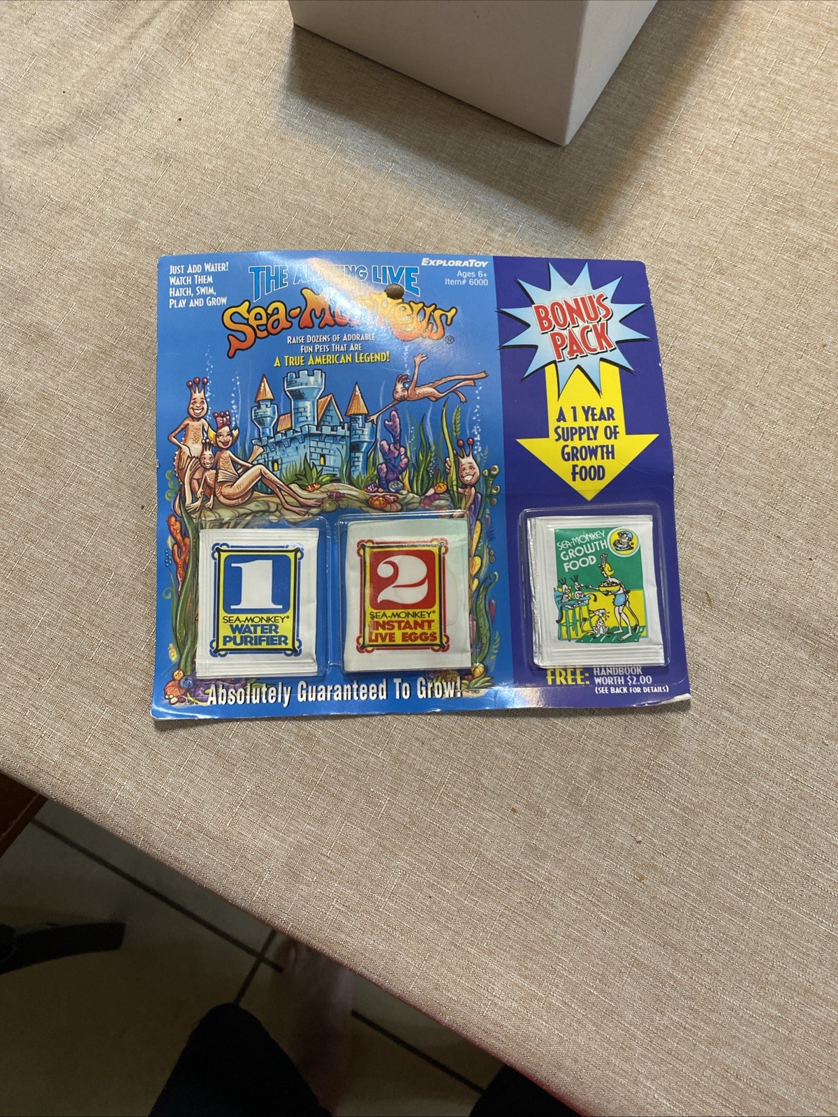 Brand New THE AMAZING LIVE SEA-MONKEYS ULTRA RARE 1996 Exploratoy USA Brand New THE AMAZING LIVE SEA-MONKEYS ULTRA RARE 1996 Exploratoy USA