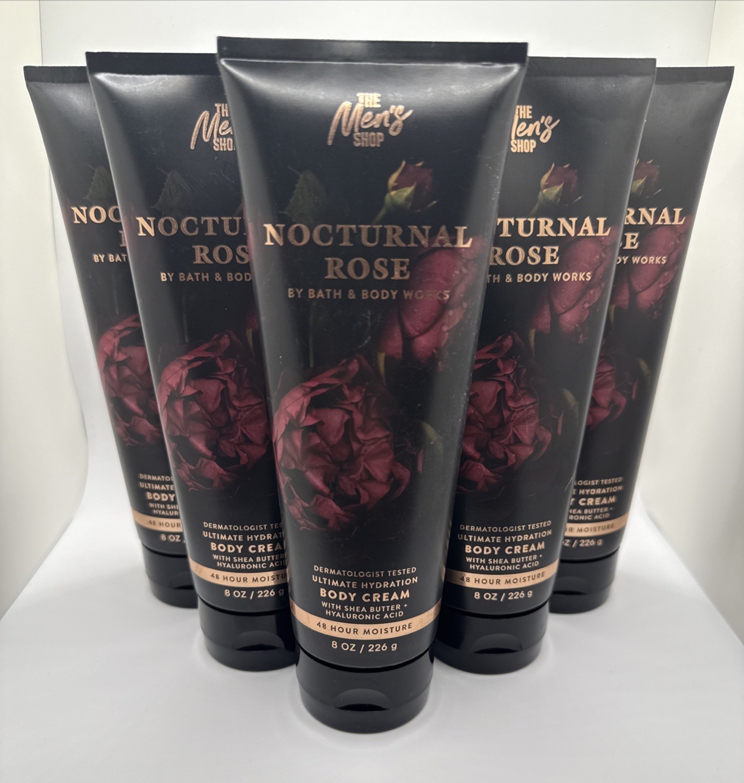 Qty 6 Bath & Body Works NOCTURNAL ROSE Ultimate Hydration Body Cream 8 oz Qty 6 Bath & Body Works NOCTURNAL ROSE Ultimate Hydration Body Cream 8 oz