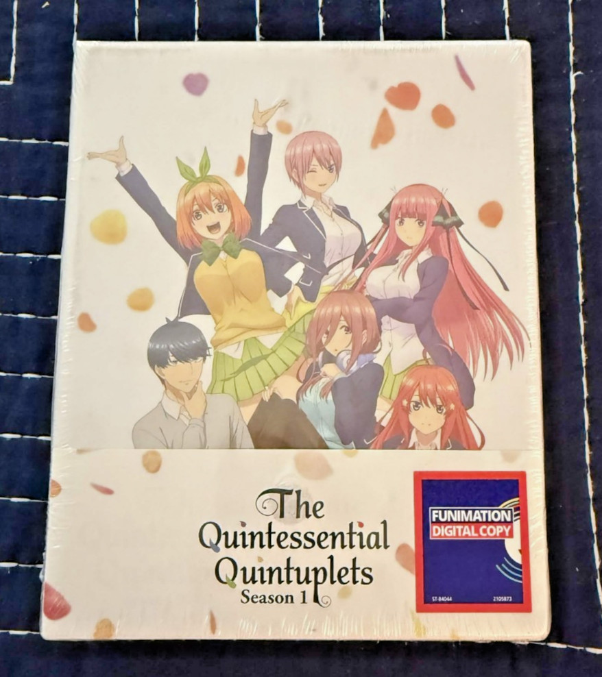 The Quintessential Quintuplets Season 1 (Blu-ray/DVD) Limited Edition Sealed The Quintessential Quintuplets Season 1 (Blu-ray/DVD) Limited Edition Sealed
