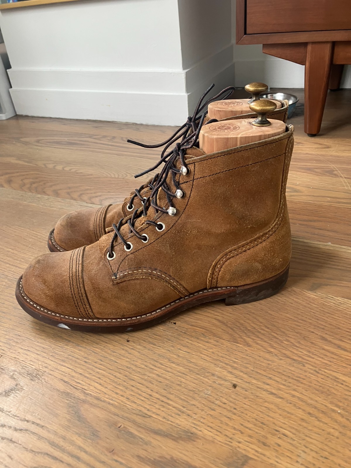Red Wing Iron Ranger No. 8085 Mens Size 10.5 Hawthorne Muleskinner Red Wing Iron Ranger No. 8085 Mens Size 10.5 Hawthorne Muleskinner
