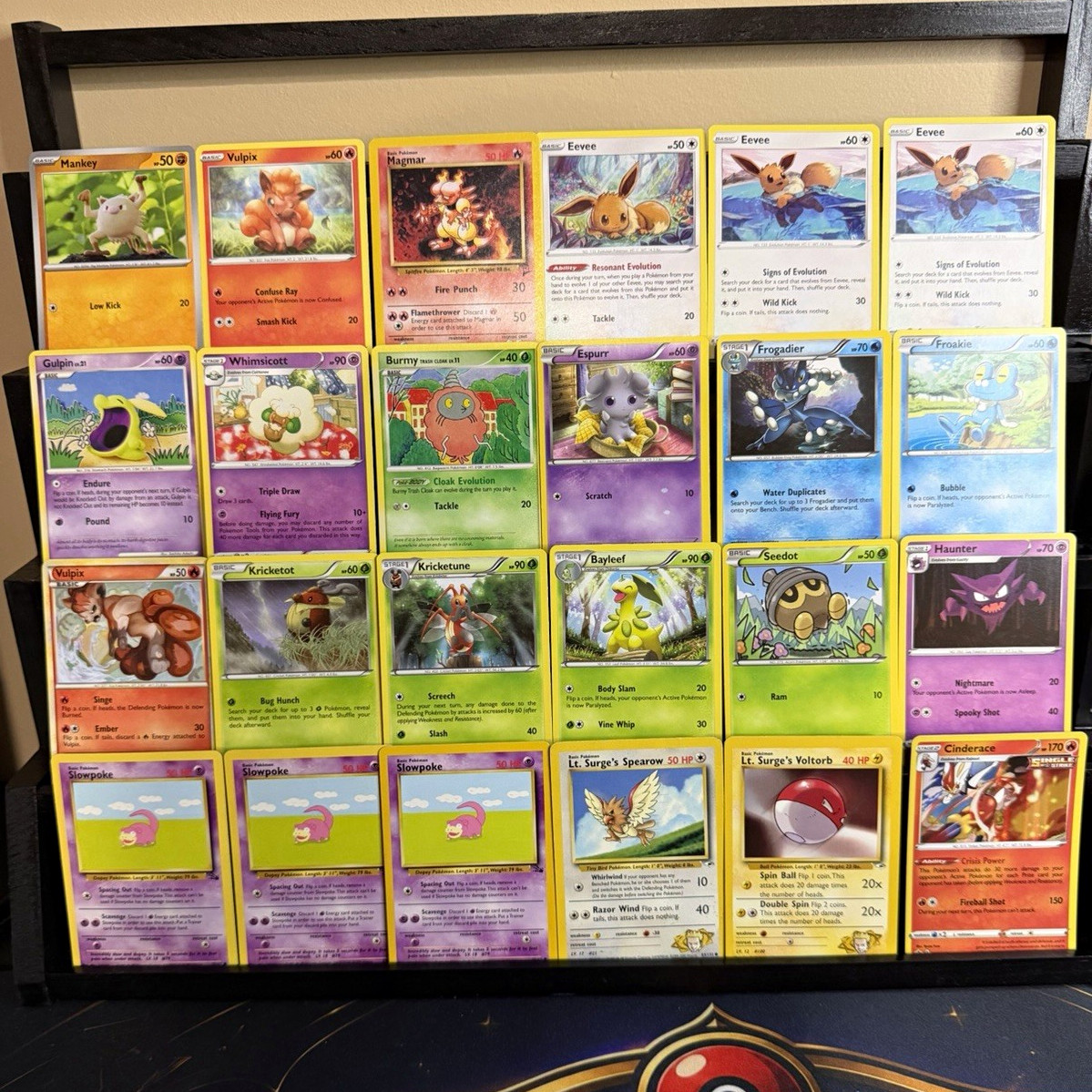Nintendo Pokemon TCG 24 Card Lot Jungle/Fossil/Generations 1st Ed English 1999